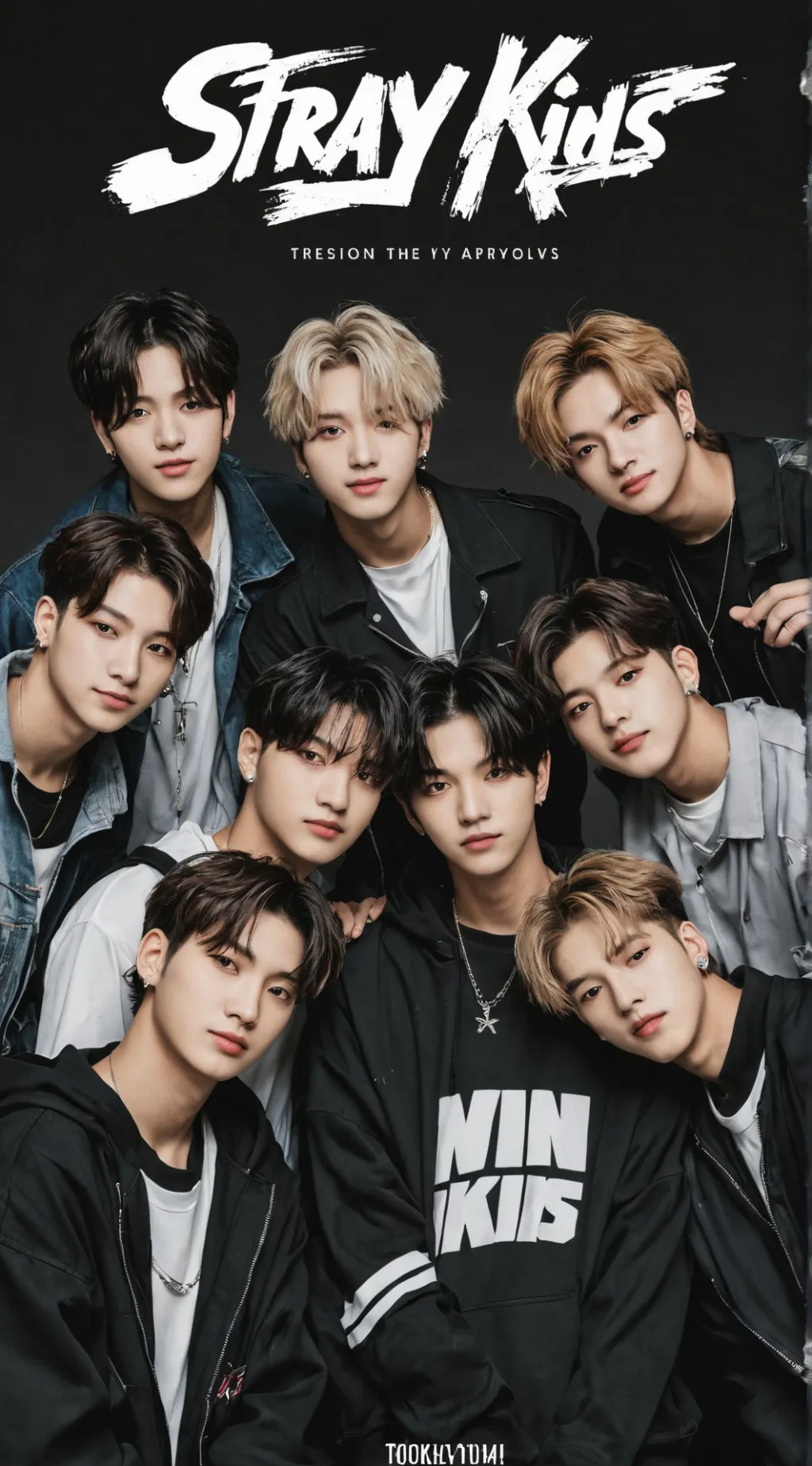 ai character: STRAY KIDS background