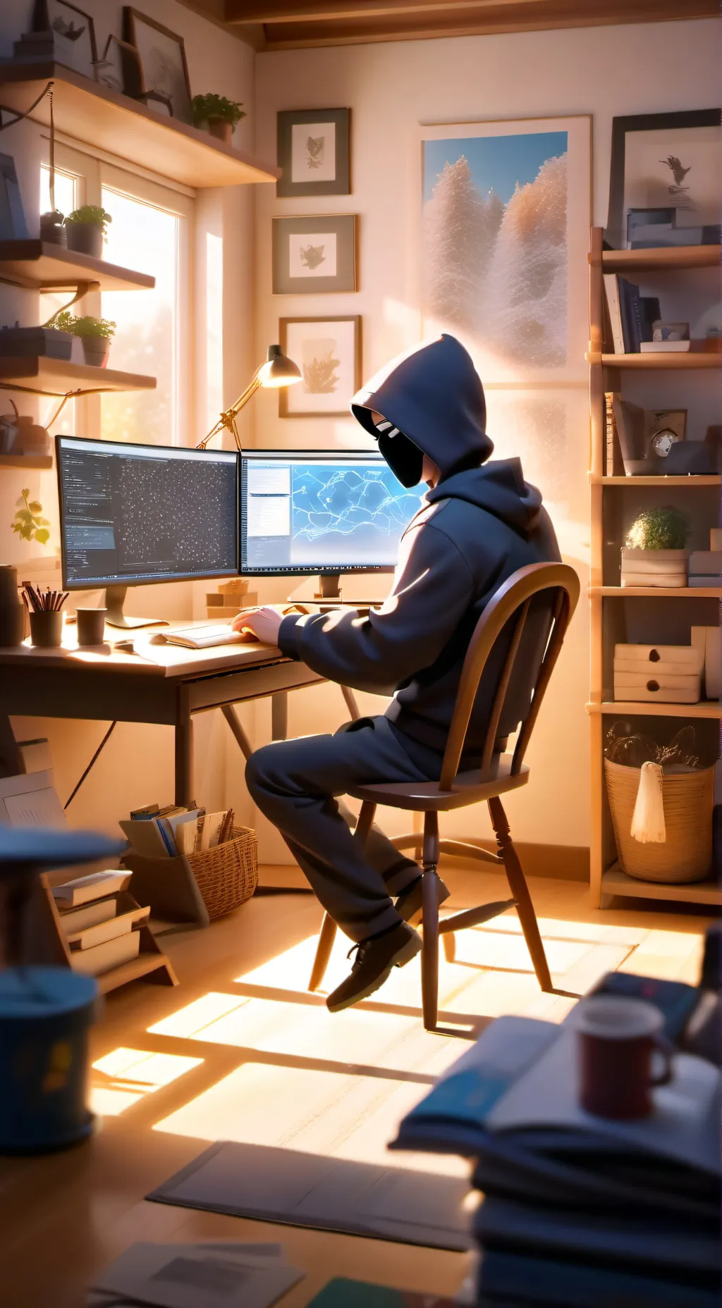 ai character: a pro hacker background