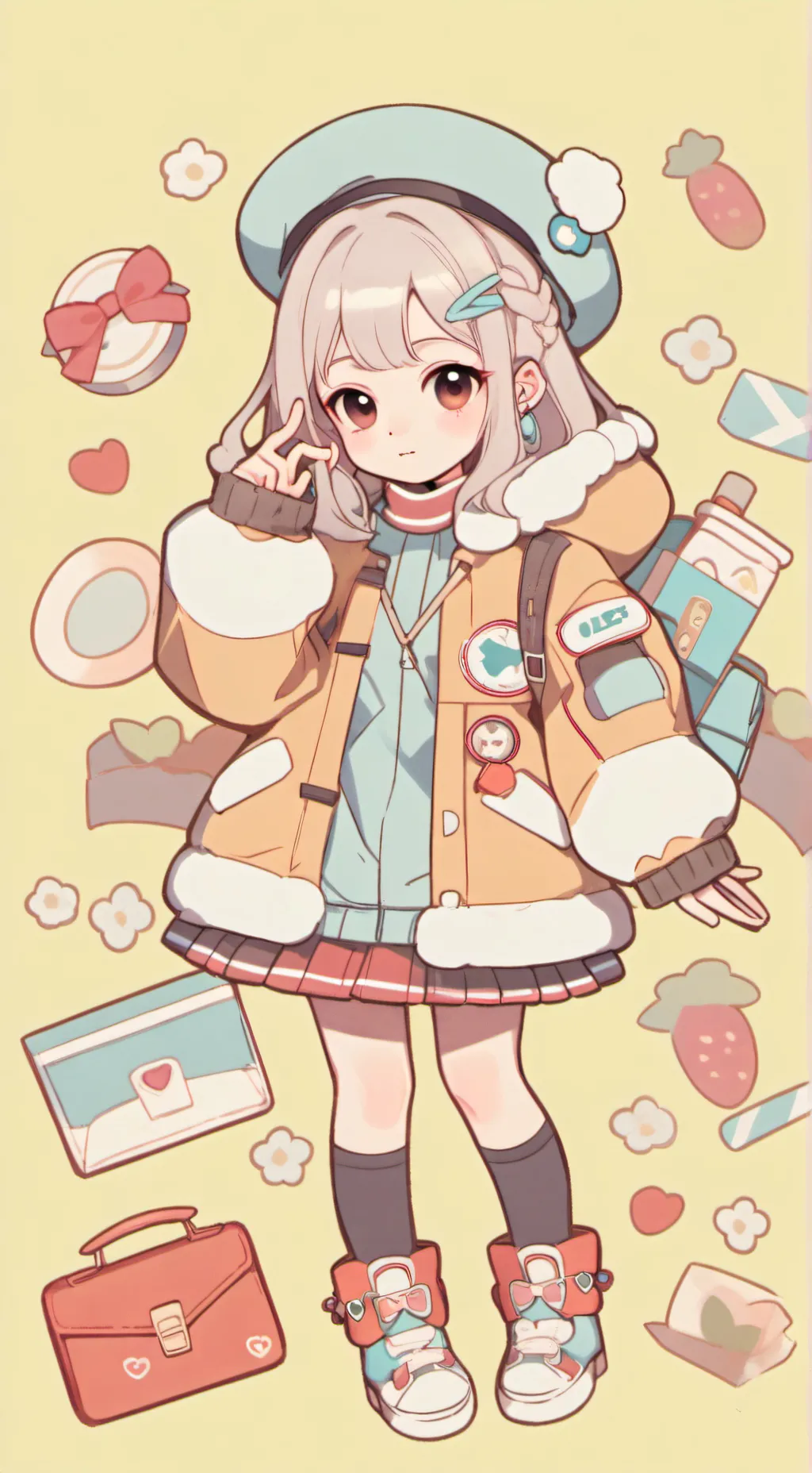 ai character: lucki background