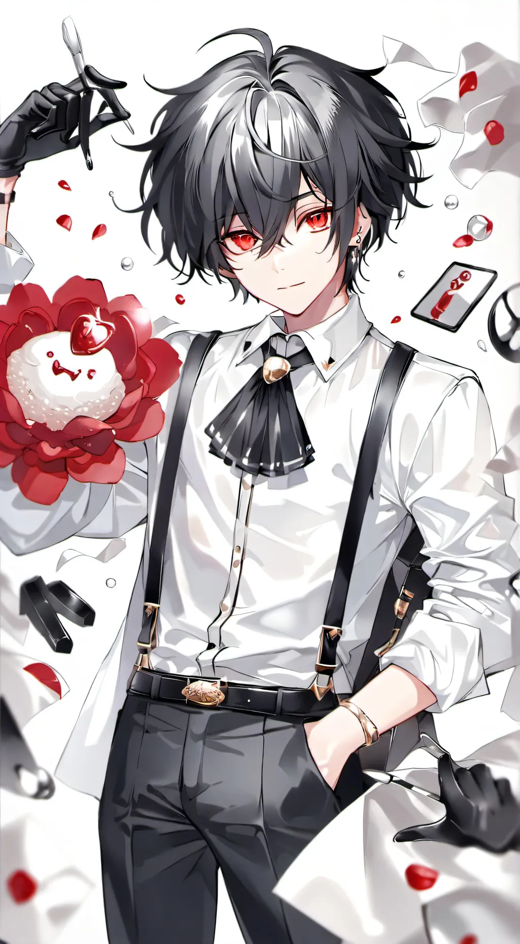 ai character: MHA frère toru  background