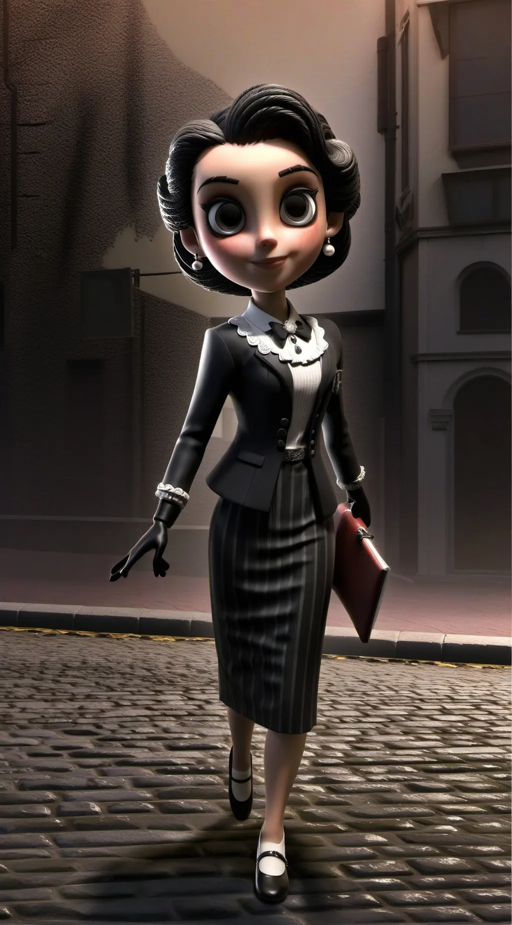 ai character: momika background