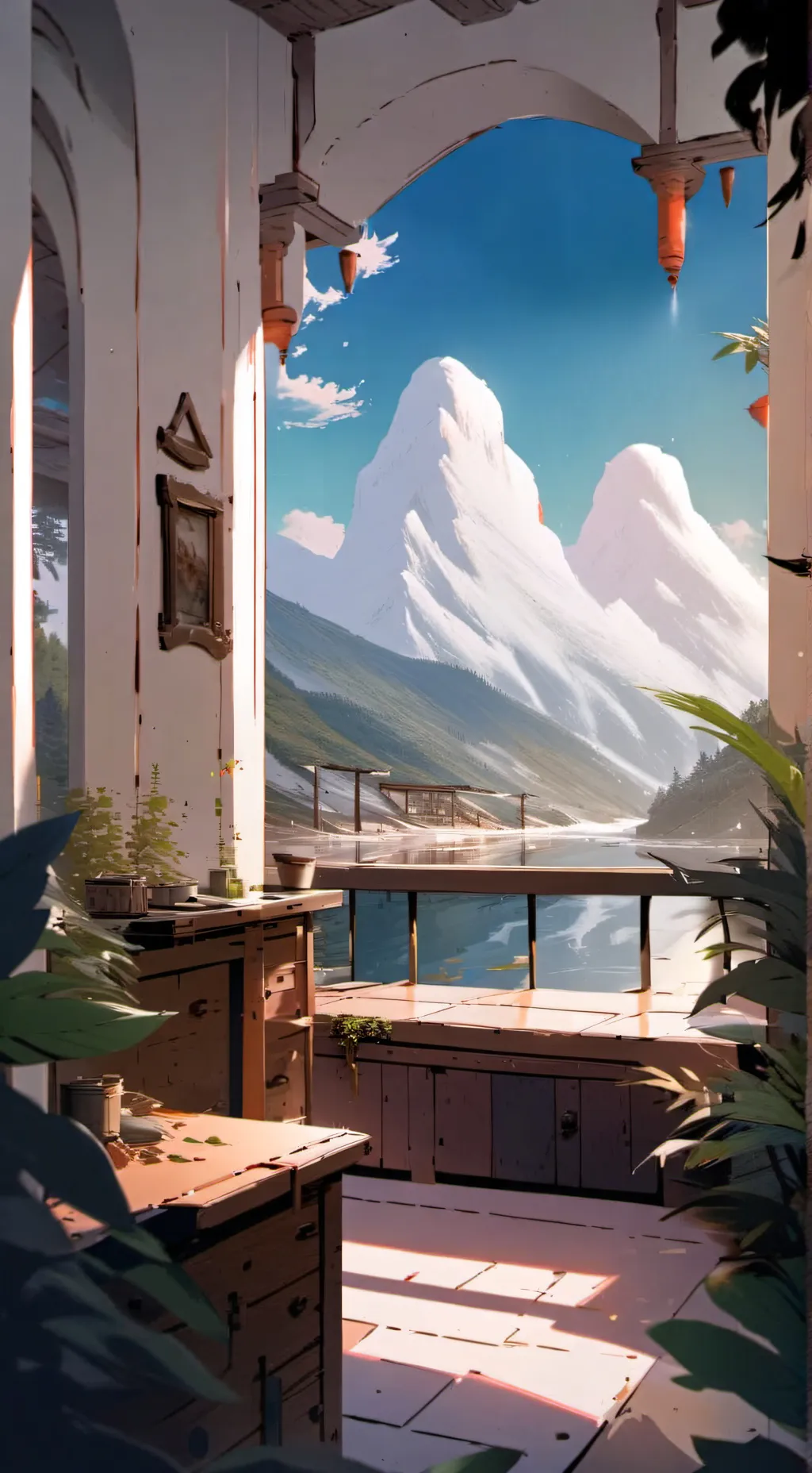 ai character: Anime background