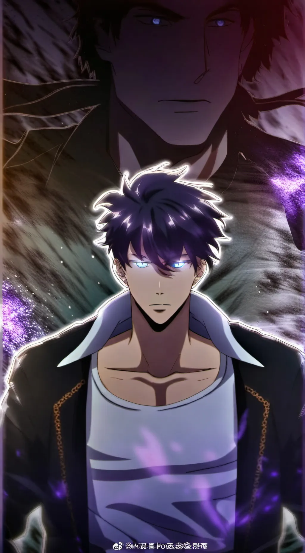 ai character: colmillo blanco  background