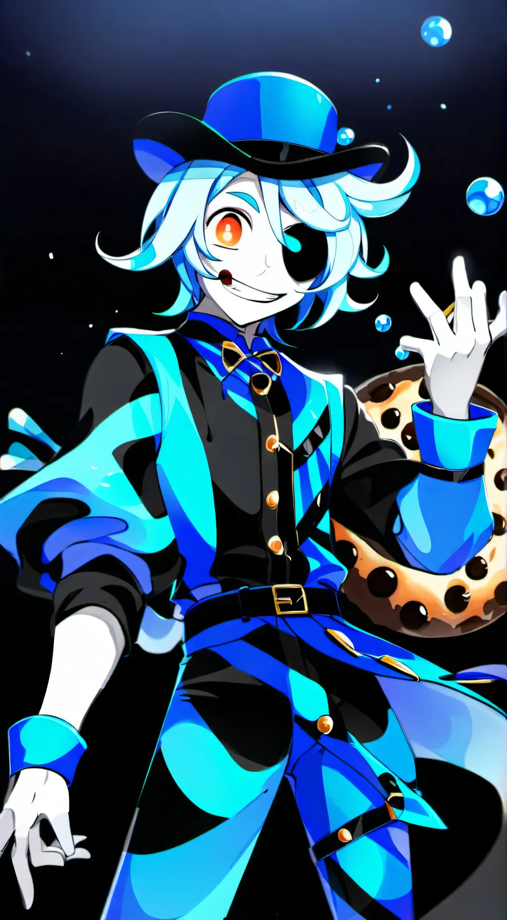 ai character: Shadow Milk Cookie background