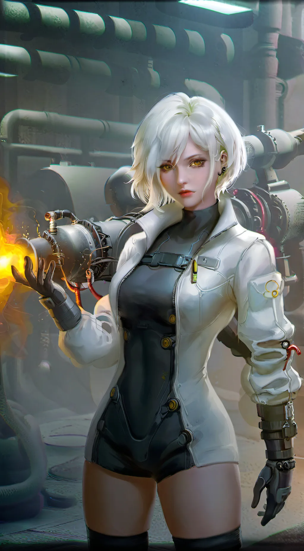 ai character: Android GLaDOS background