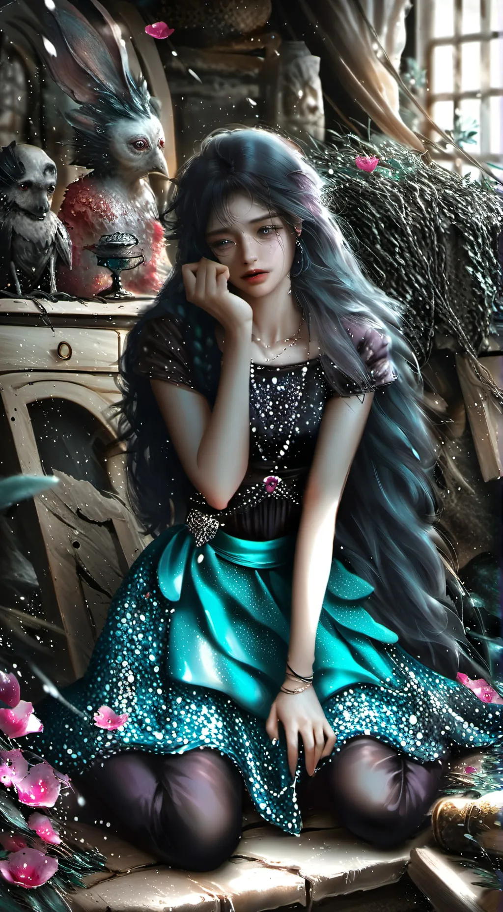 ai character: Ur the favorite  background