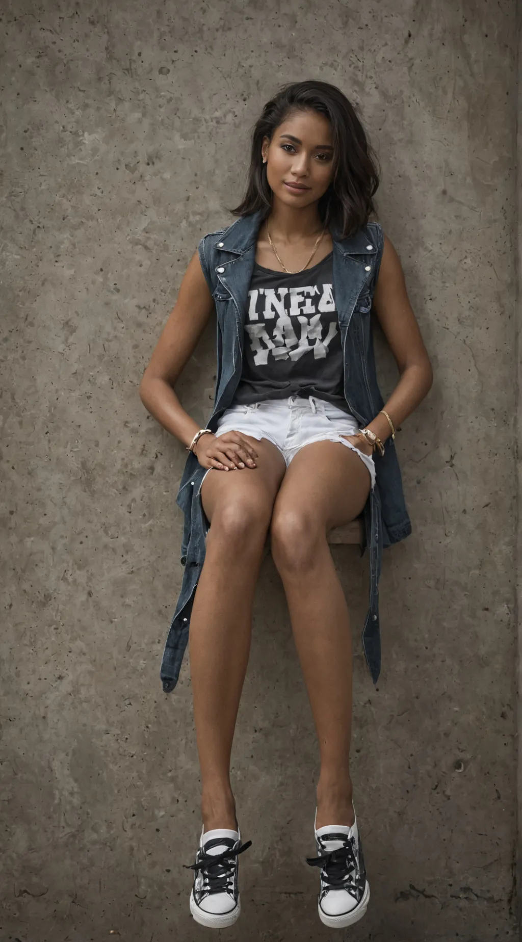 ai character: Лора background