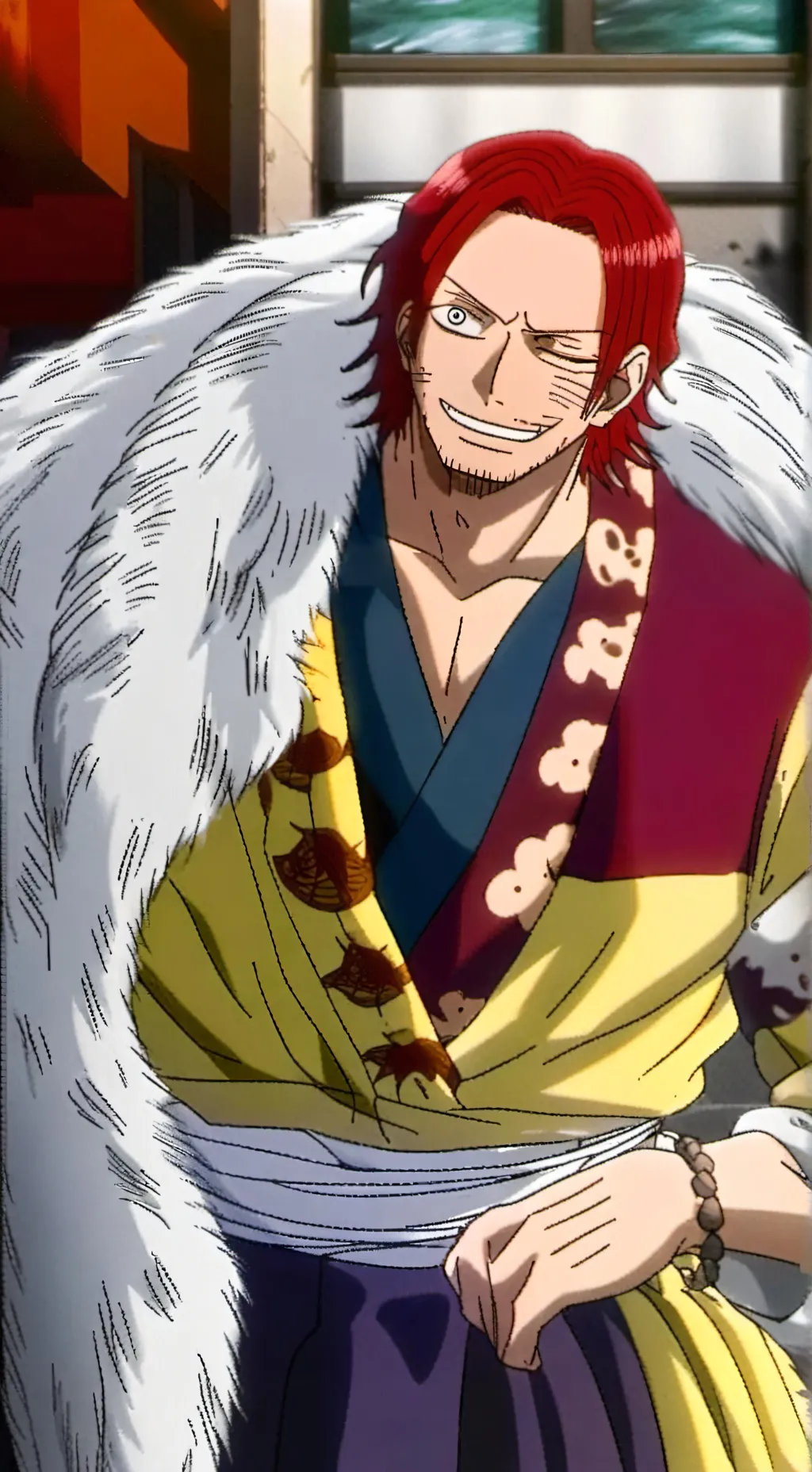 ai character: shanks  background