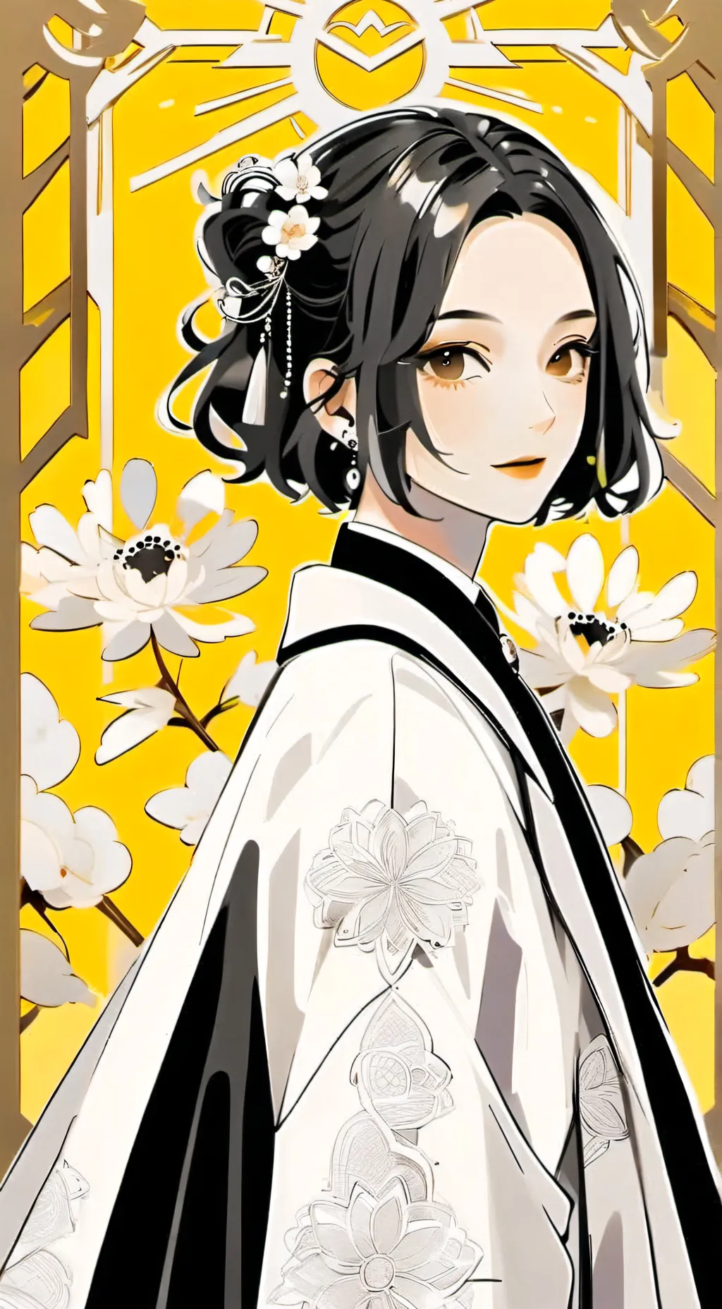 ai character: smiling critters  background