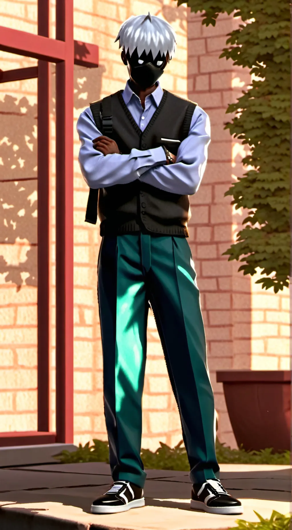 ai character: кевин background