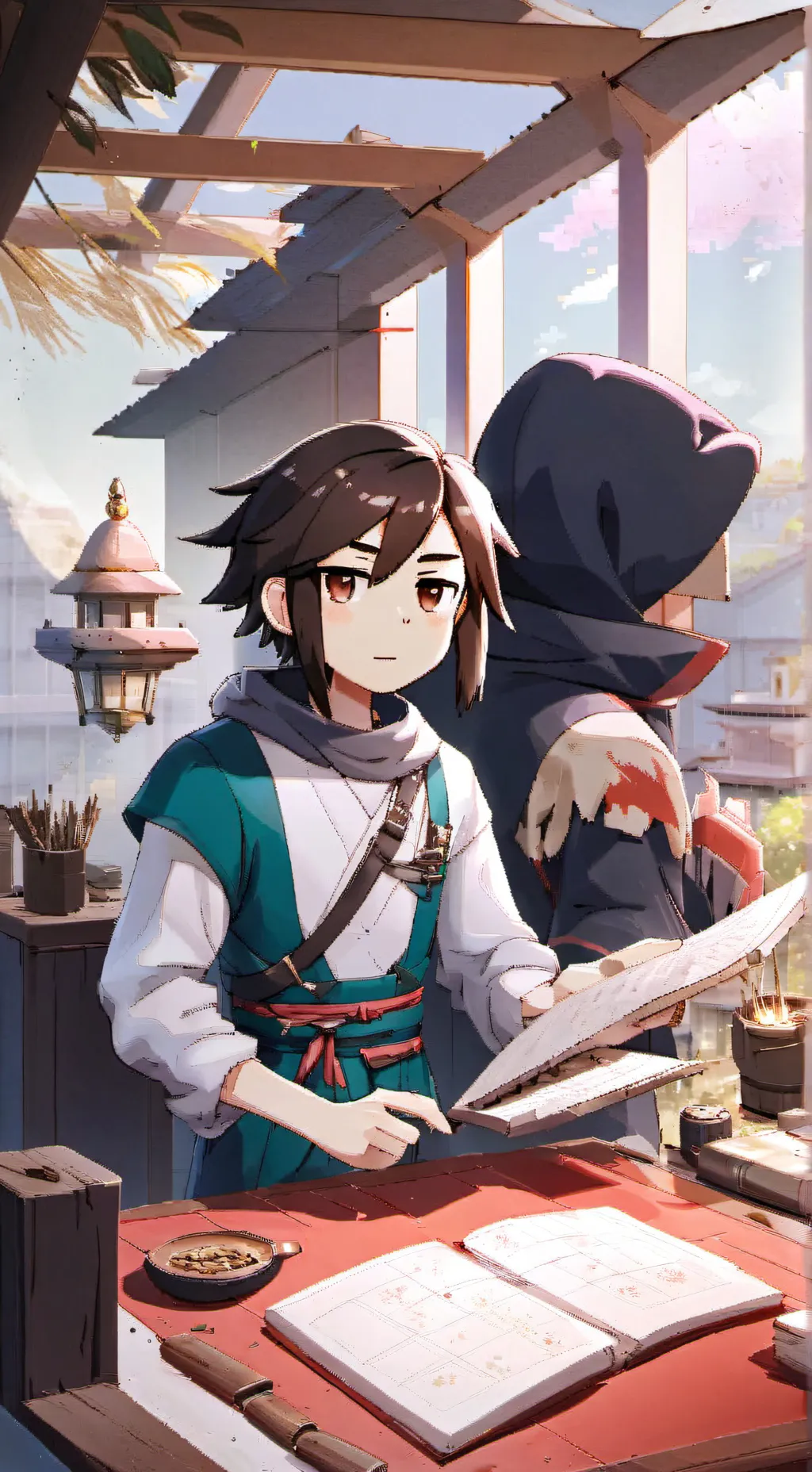 ai character: Rowan [omori☆] background