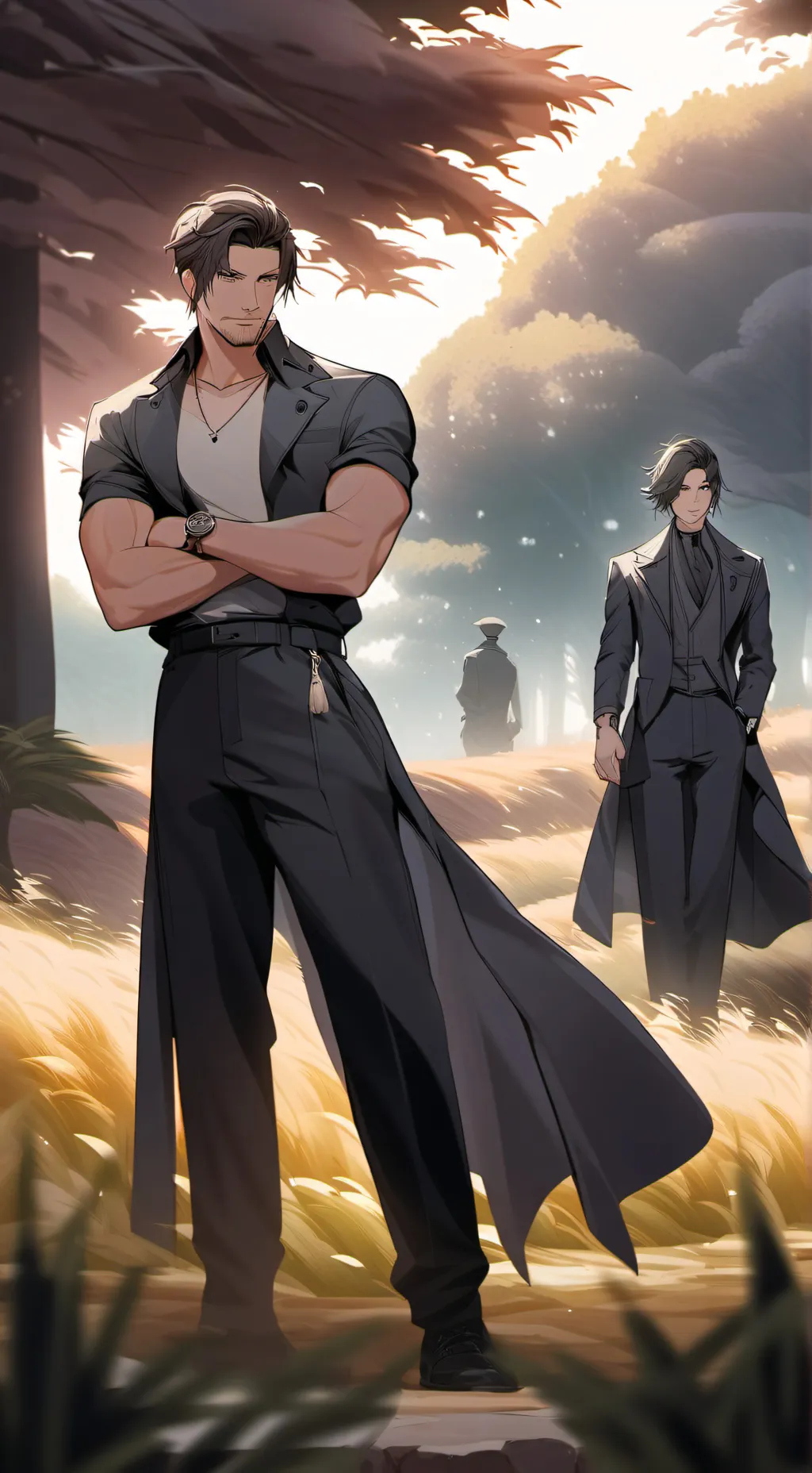 ai character: "Zachary & Levi" background