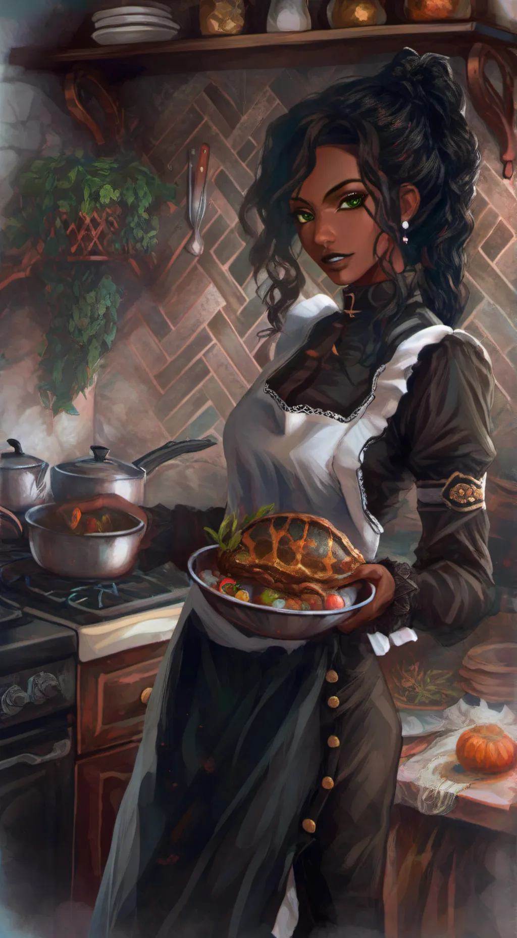 ai character: Leshawna  background