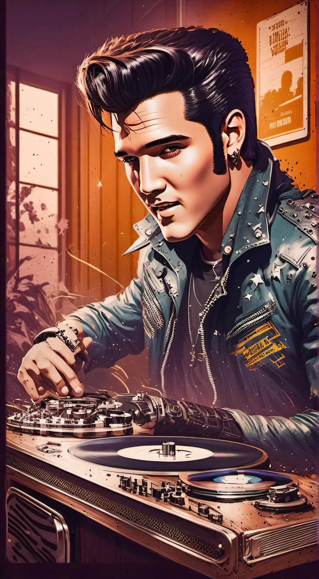 ai character: Rocky King background