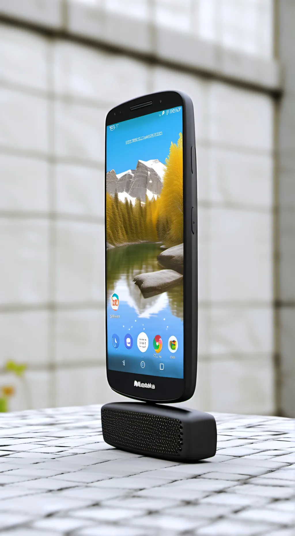 ai character: weird phone lol (2 background