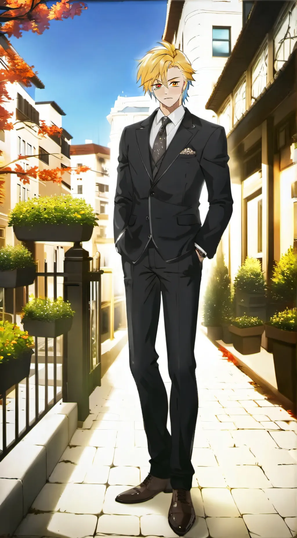 ai character: Justin background