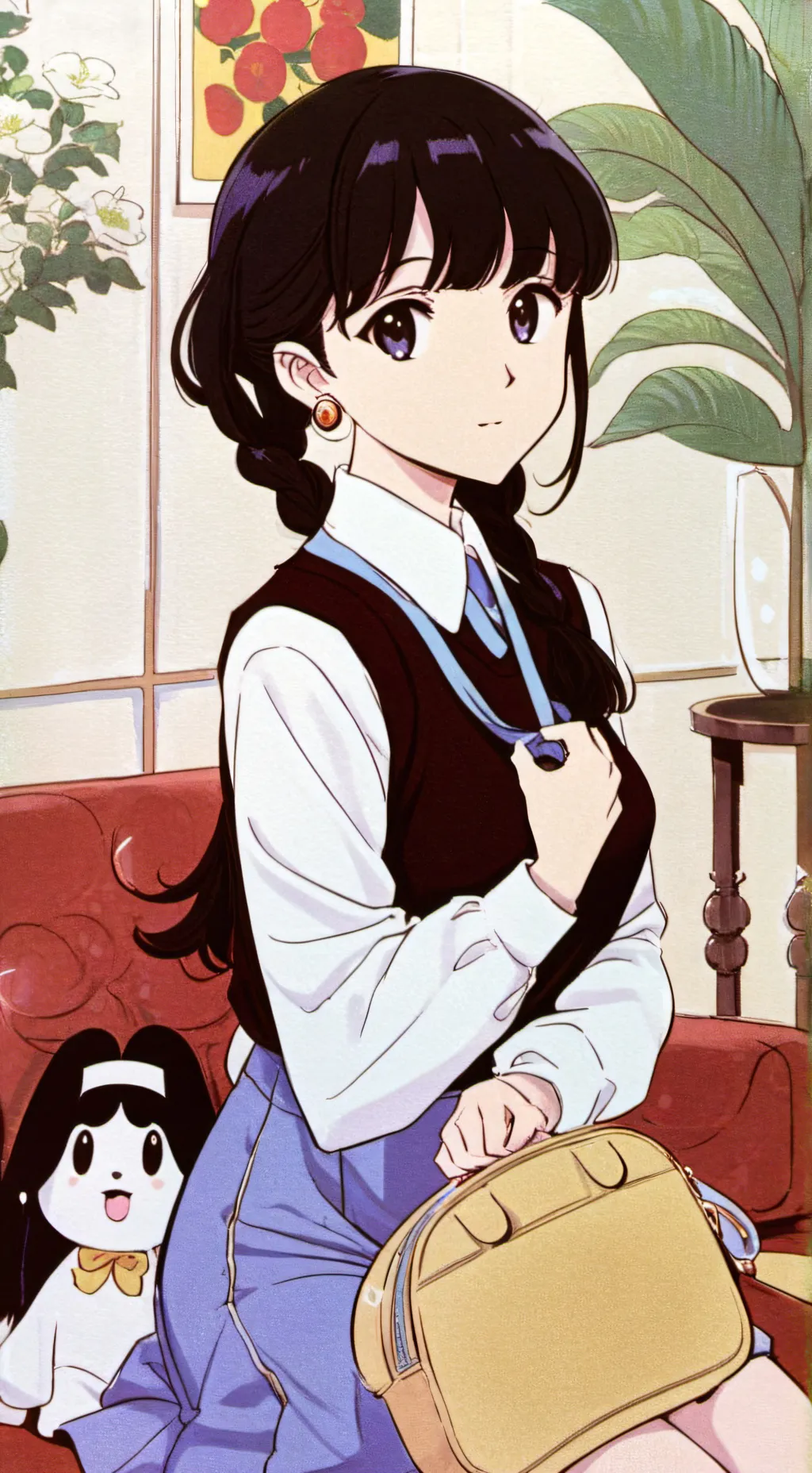 ai character: Komicantcommunicat background