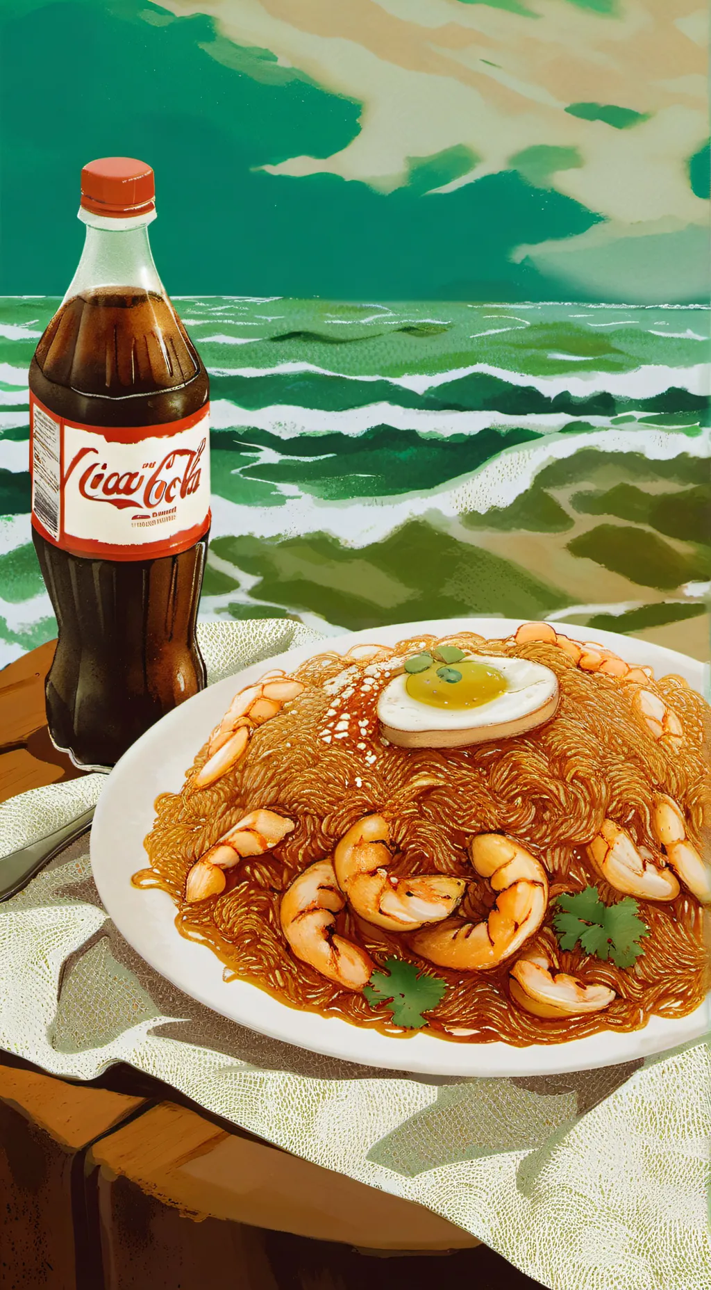 ai character: fideos background