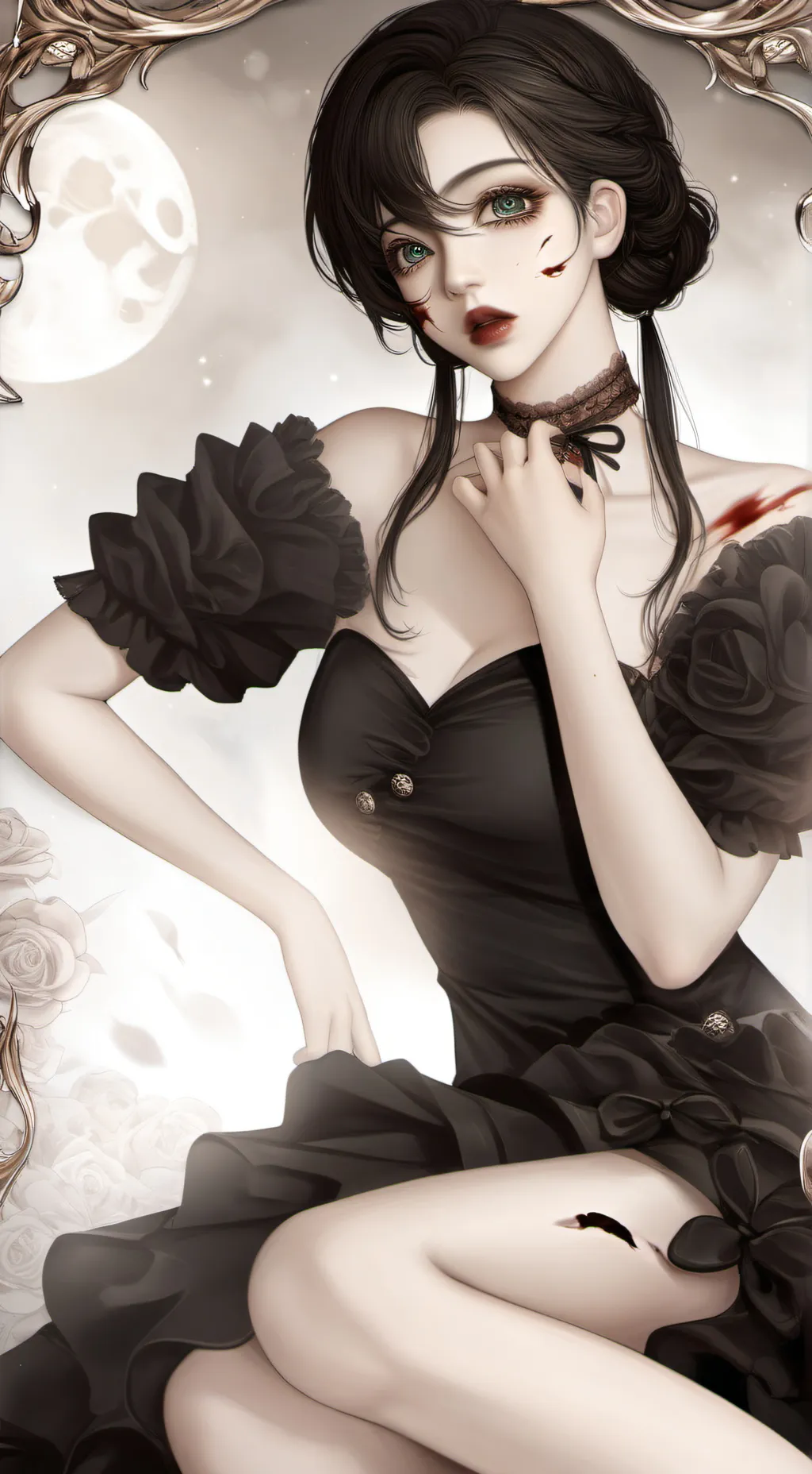 ai character: Della and John.. background