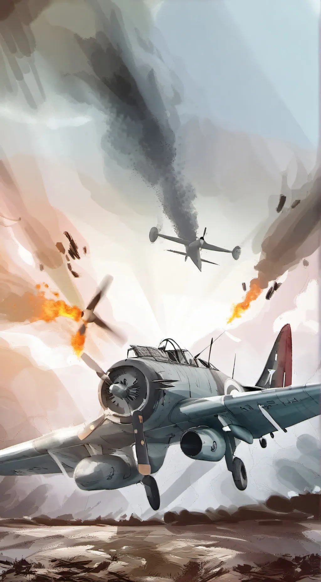 ai character: Midway 2019 movie background