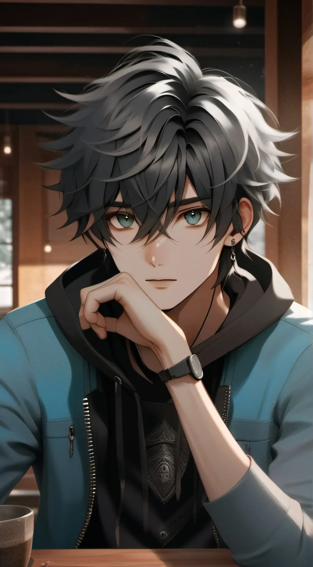 ai character: Thiago  background