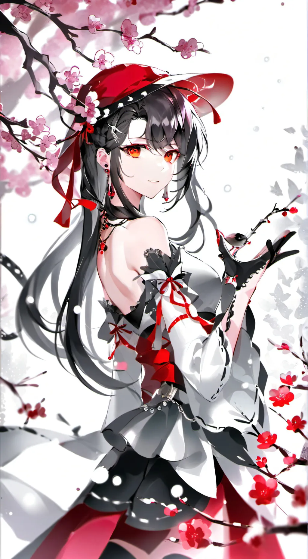 ai character: Sakura background