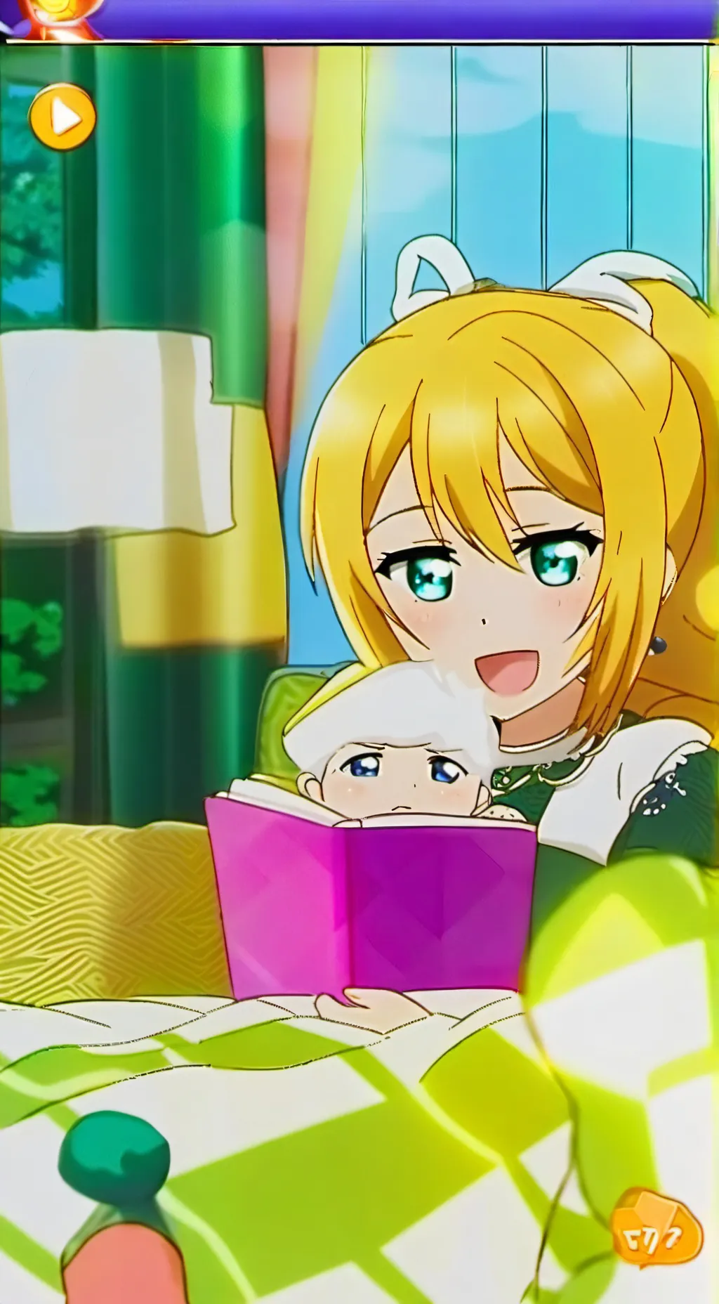 ai character: Lina y Lis background