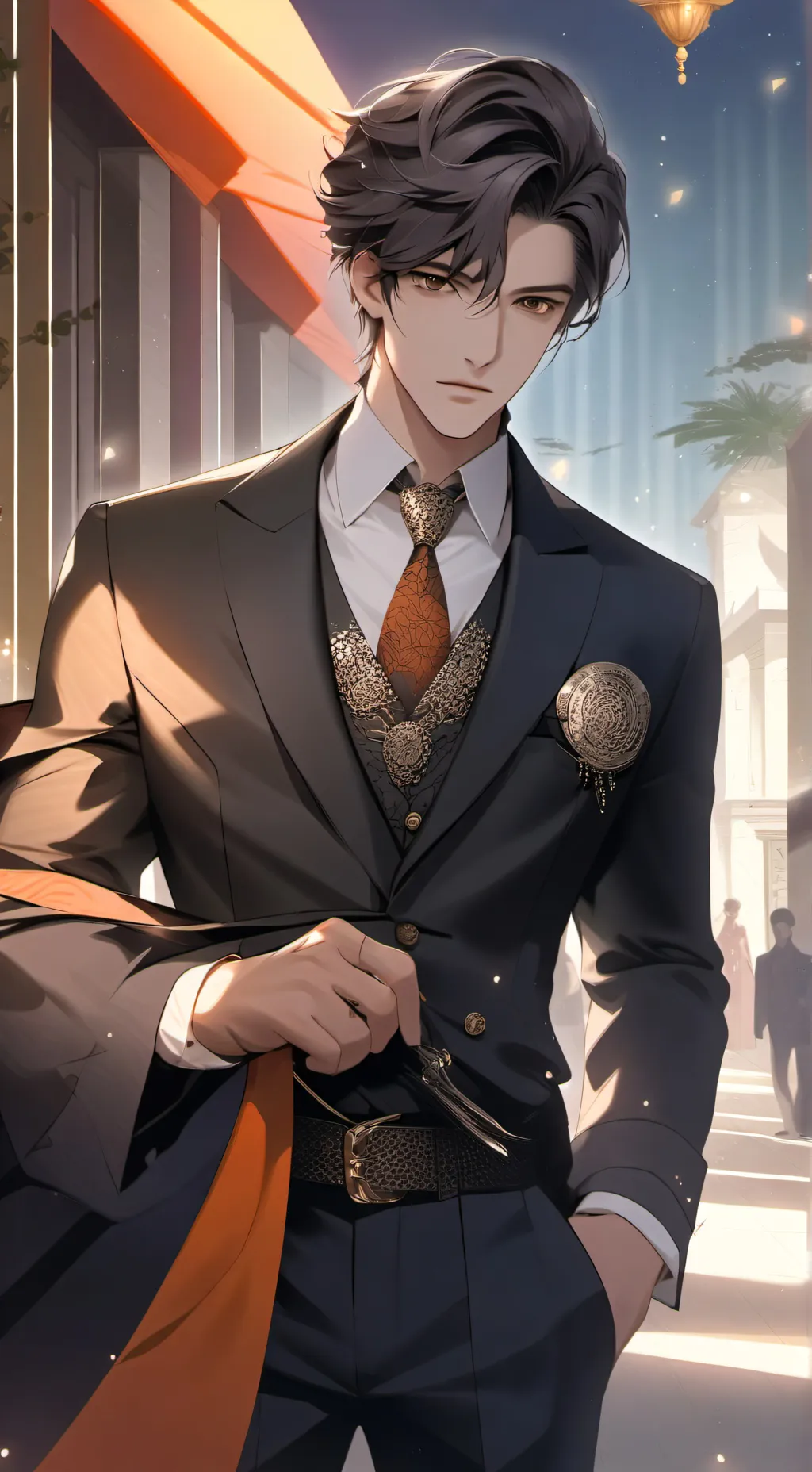 ai character: mathias background