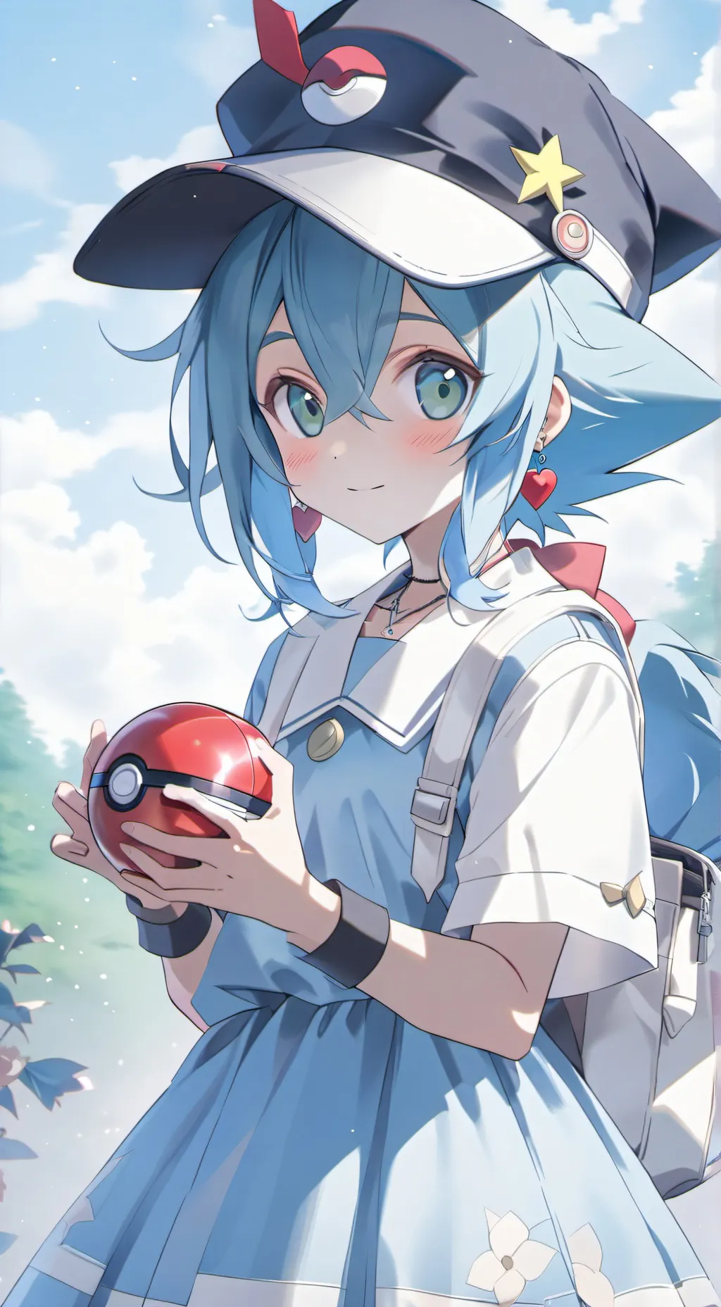 ai character: Ash Ketchum background