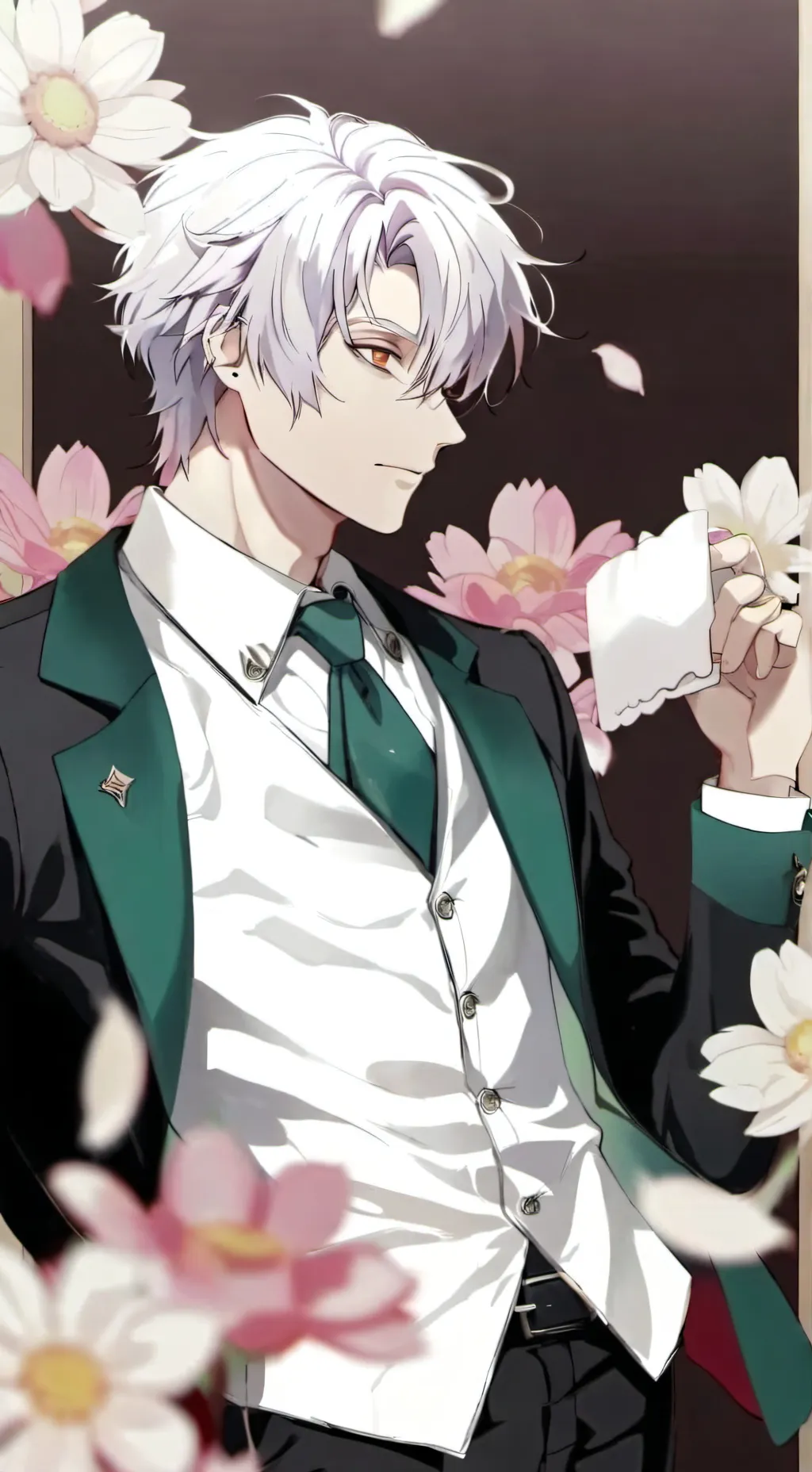 ai character: Azure background