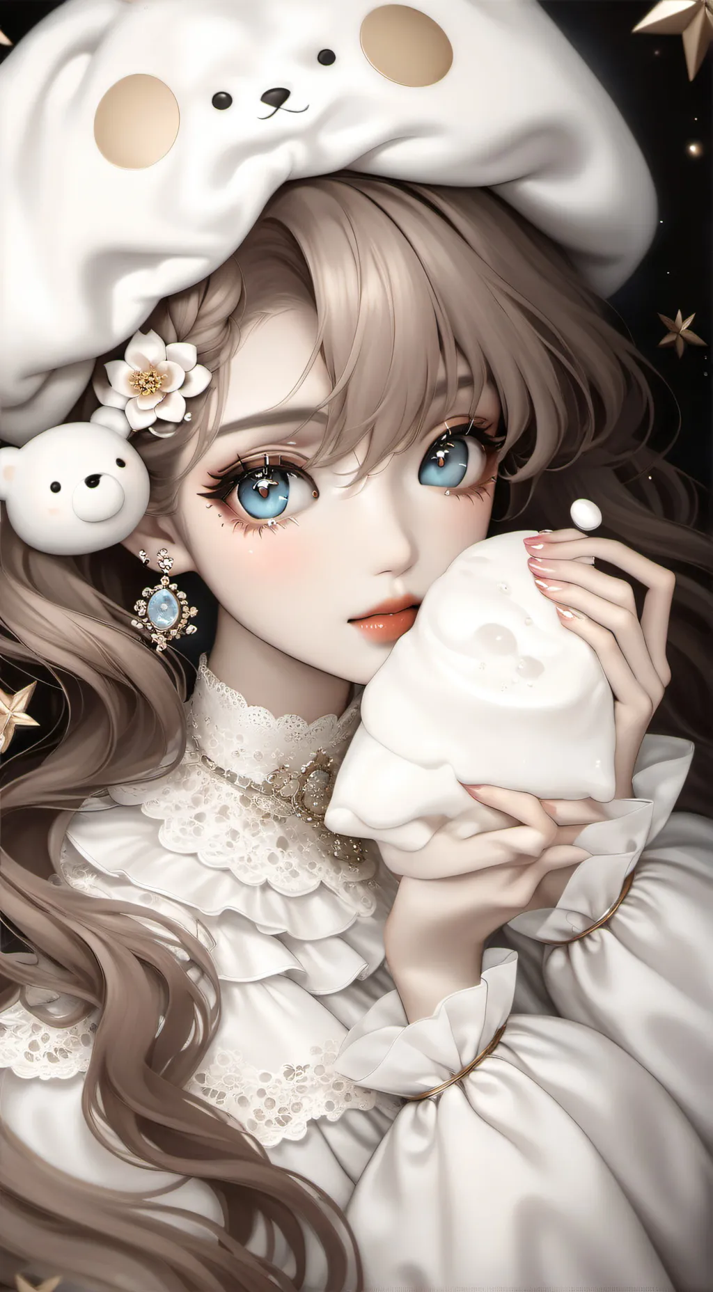 ai character: mía  background