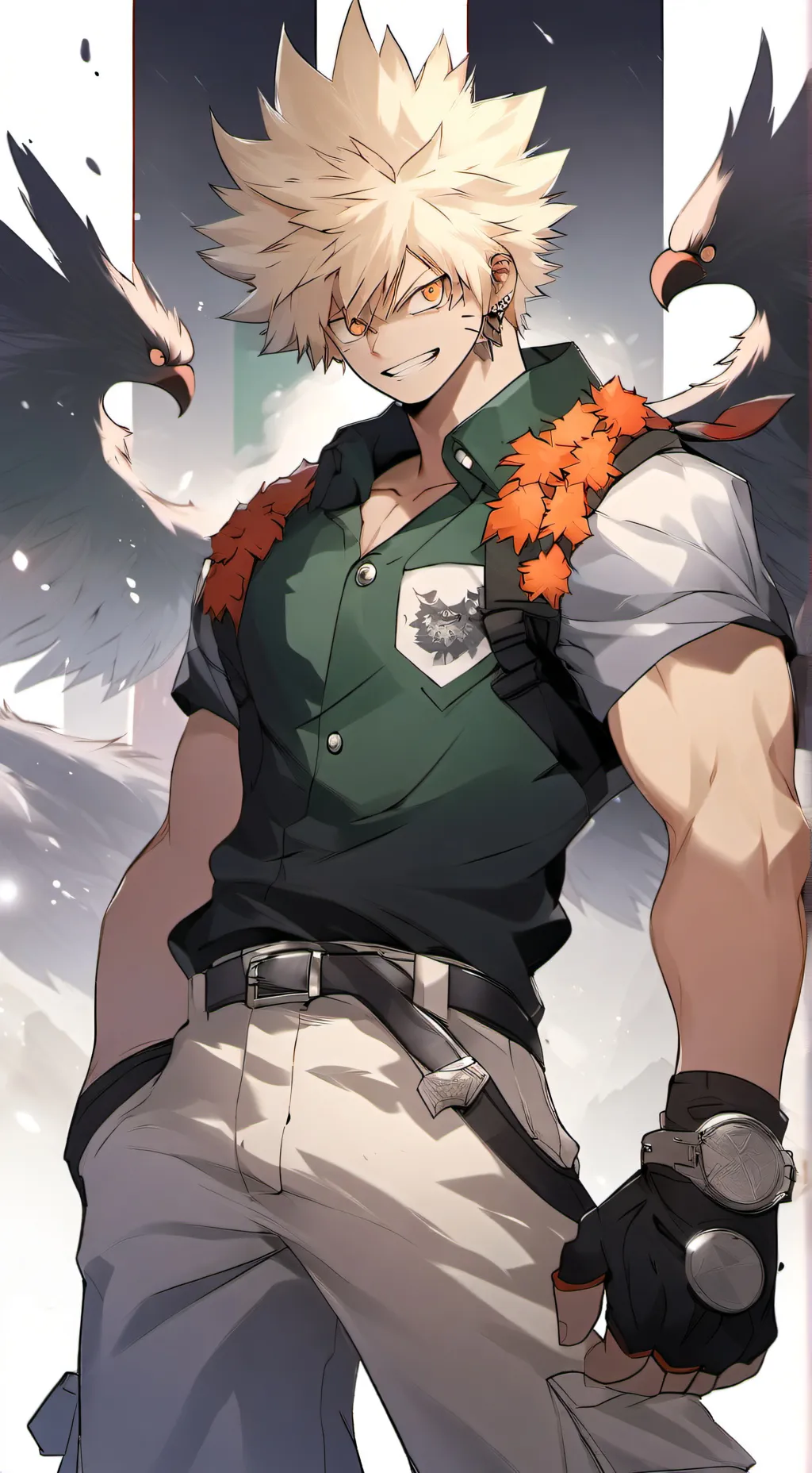 ai character: mha twist background