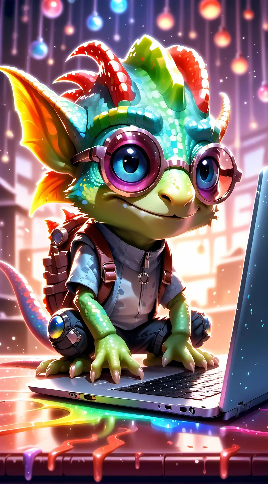 ai character: accidentally made background