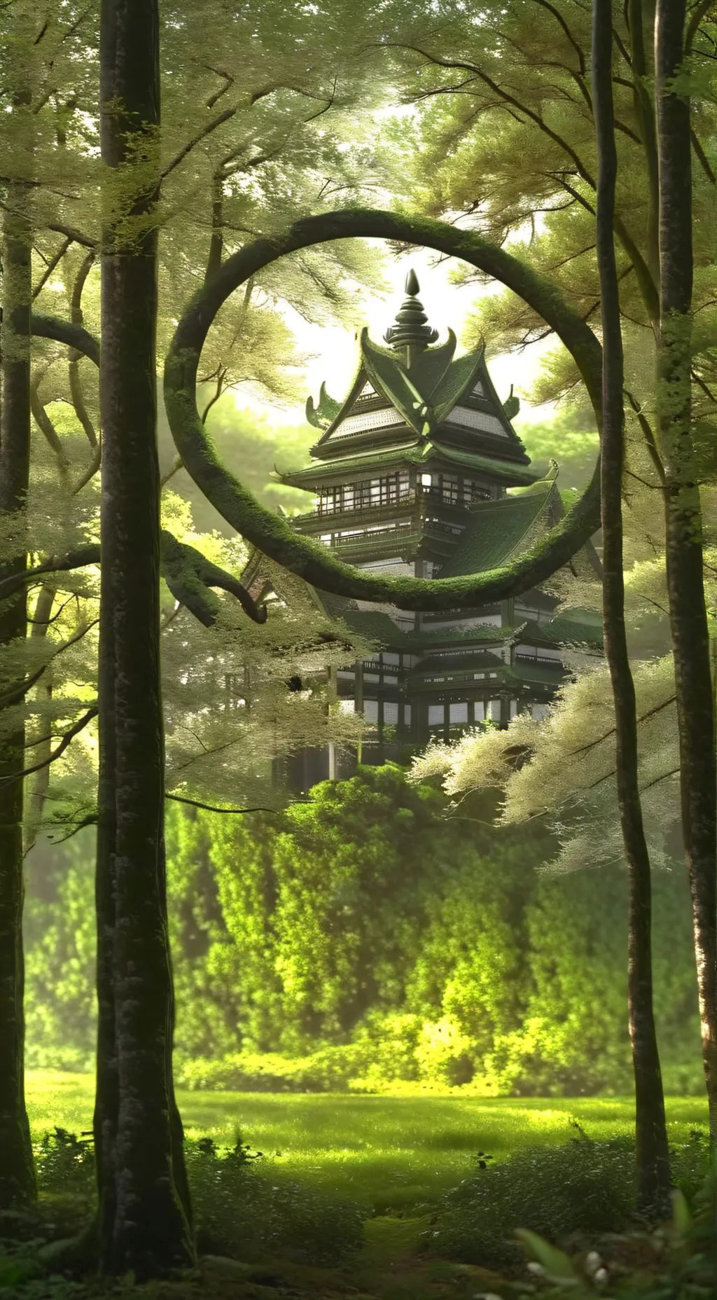 ai character: Fantasy world background