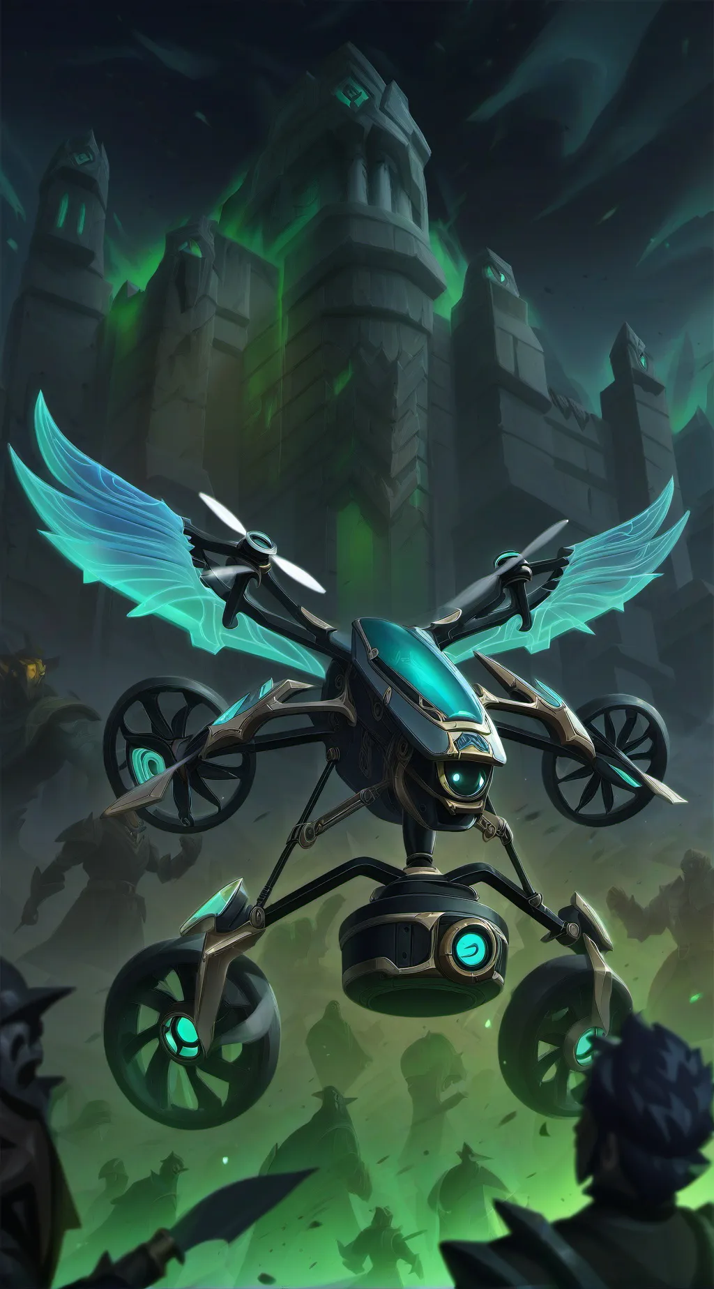 ai character: md el final de uzi background