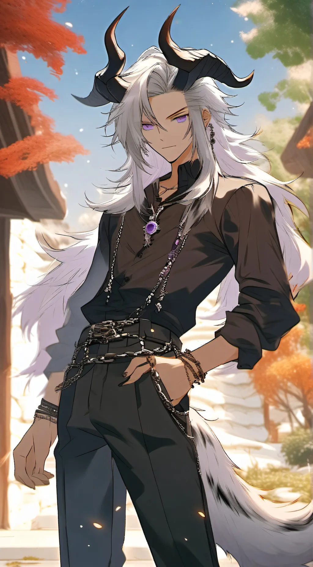 ai character: ●☆Xavier☆● background