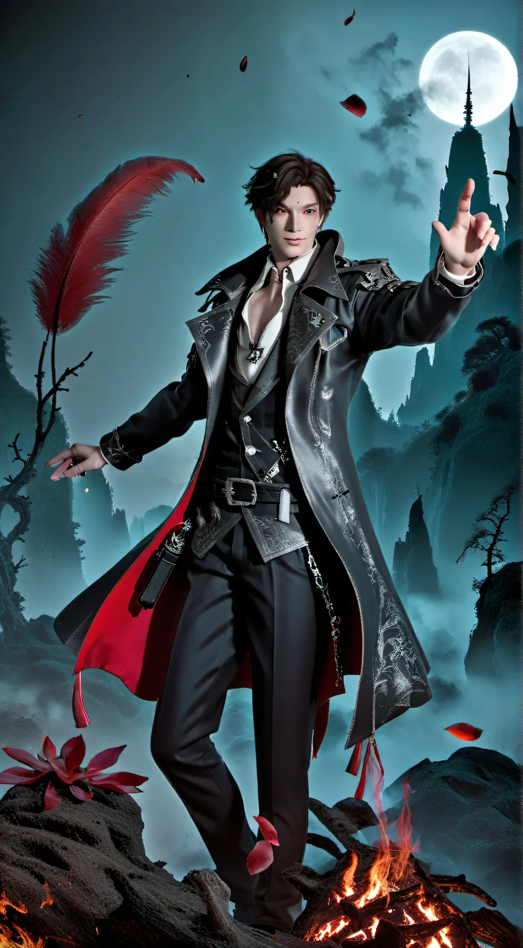 ai character: MUDERS DRONES background