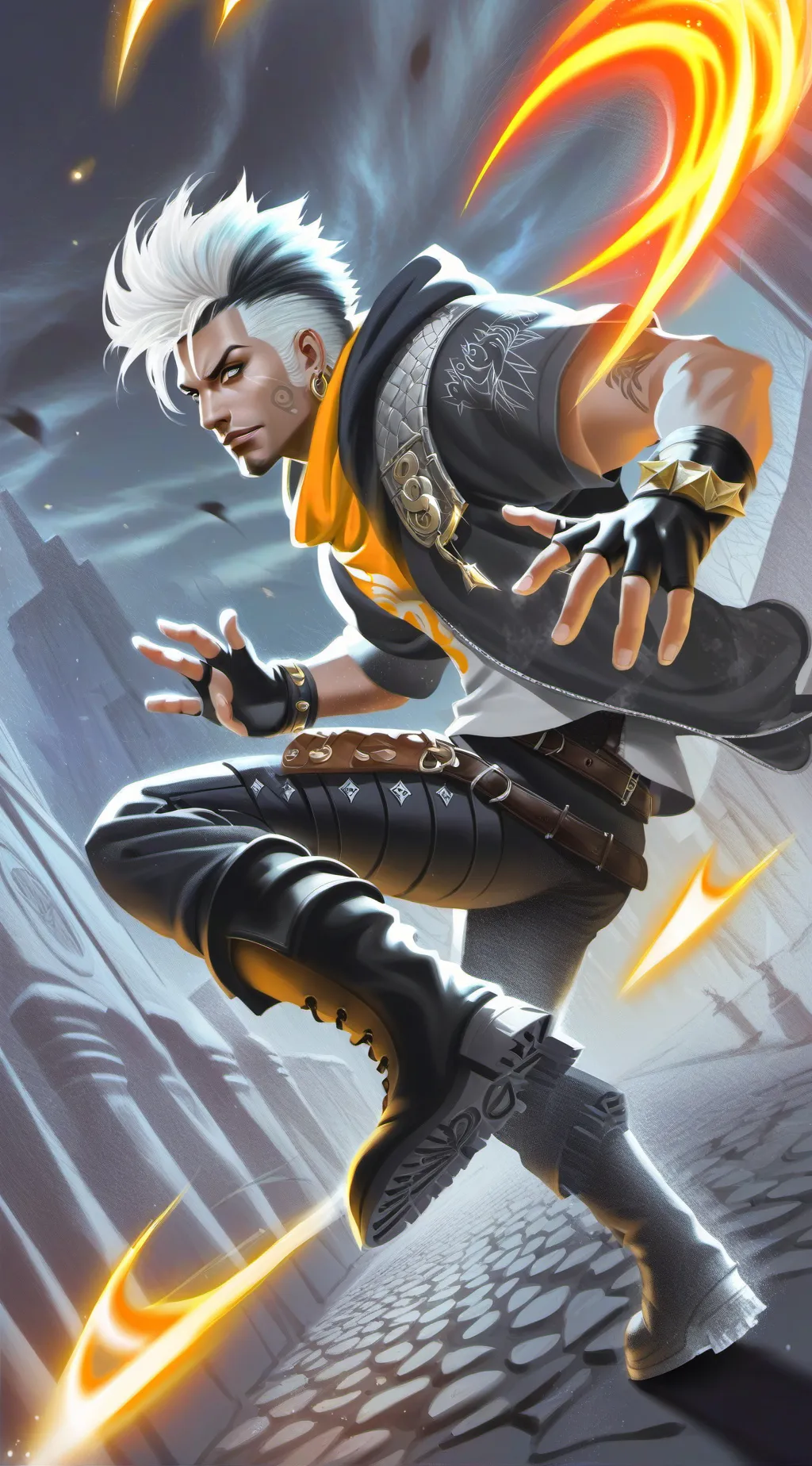 ai character: Ron Kley background