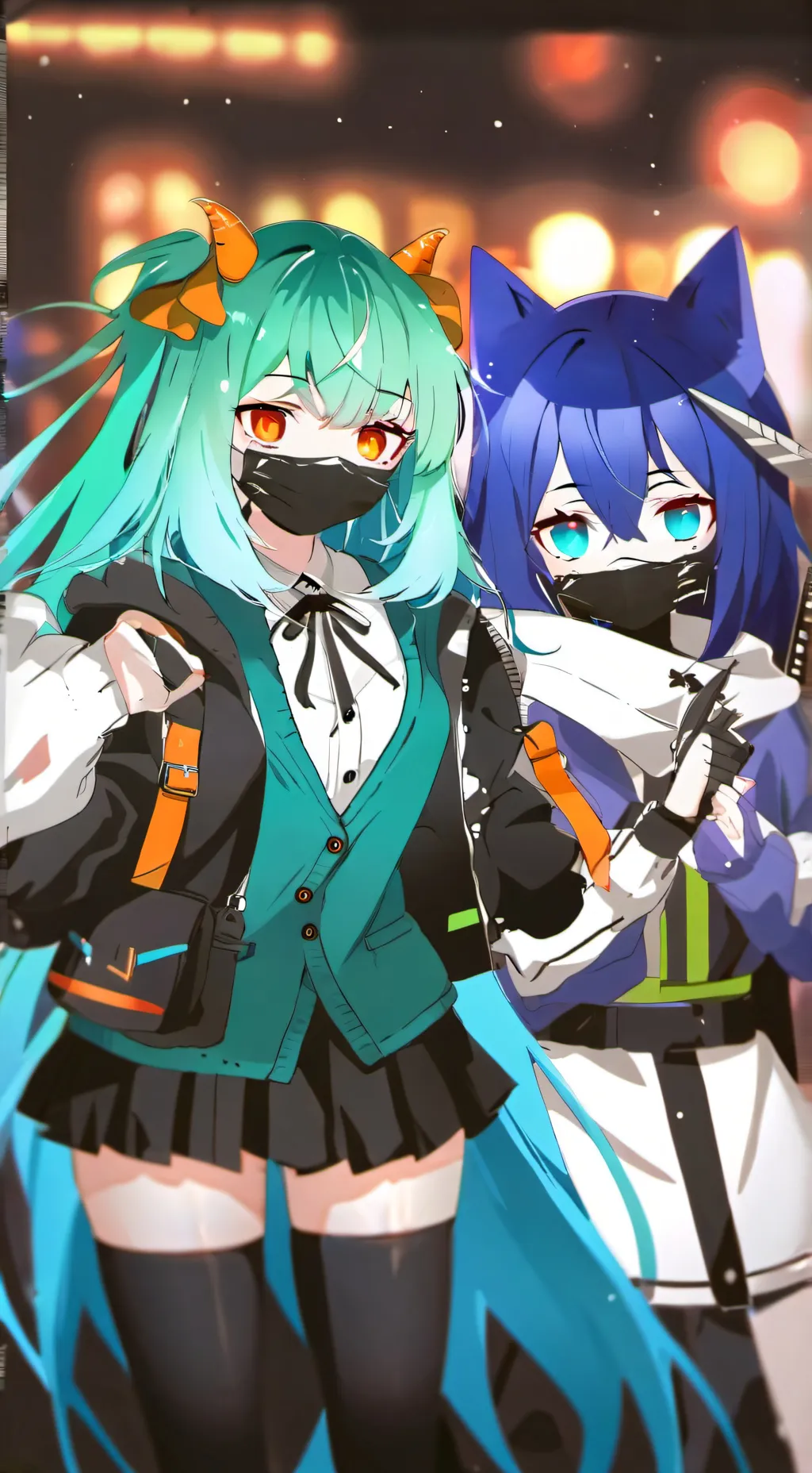 ai character: Sovia and Riley background