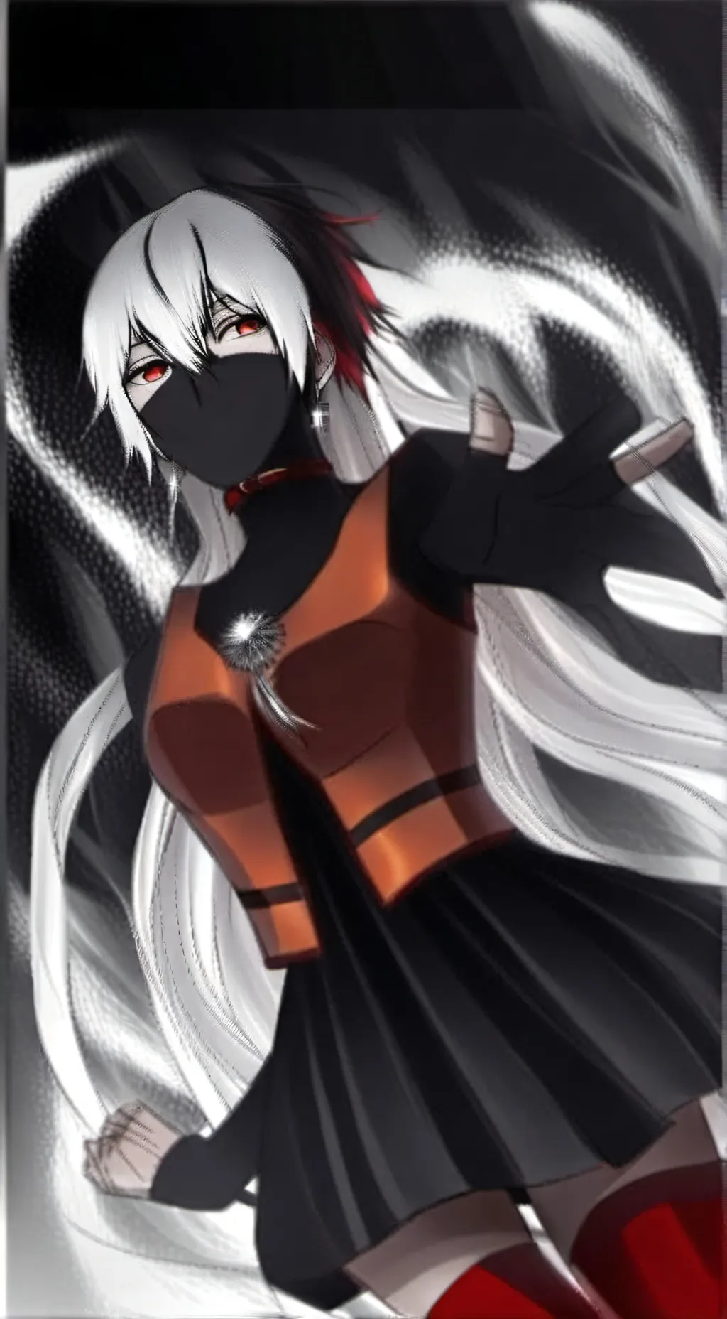 ai character: violet  background