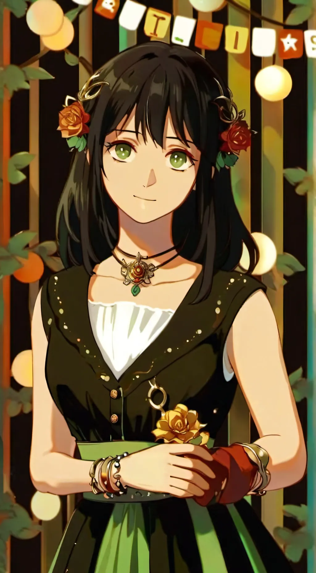 ai character: mha linet 🙄😒 background