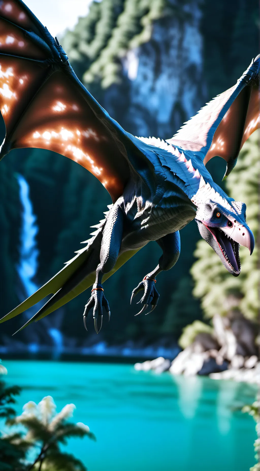 ai character: pterodactyl background