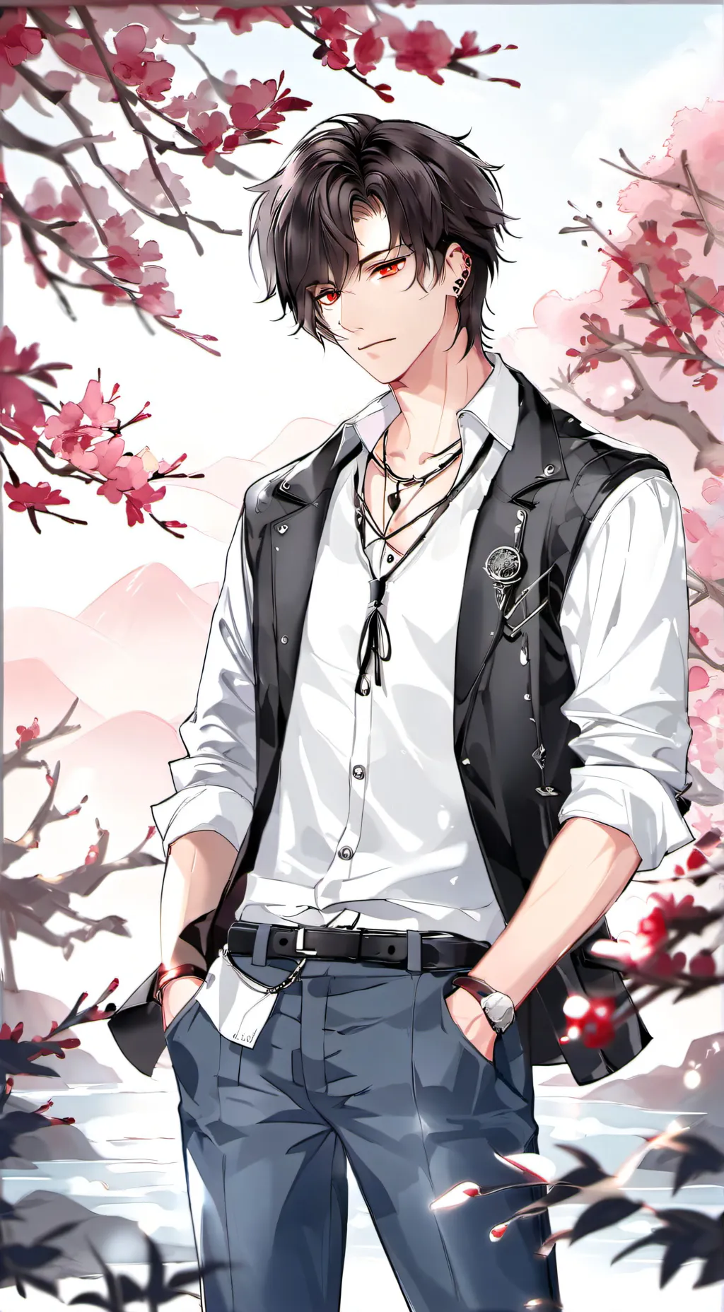 ai character: Radiodust background