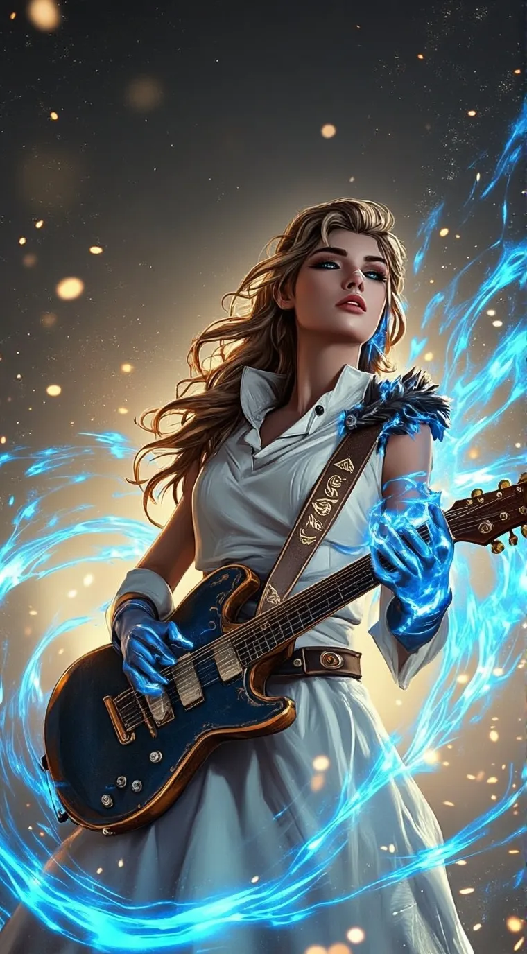 ai character: Elphaba Omen background