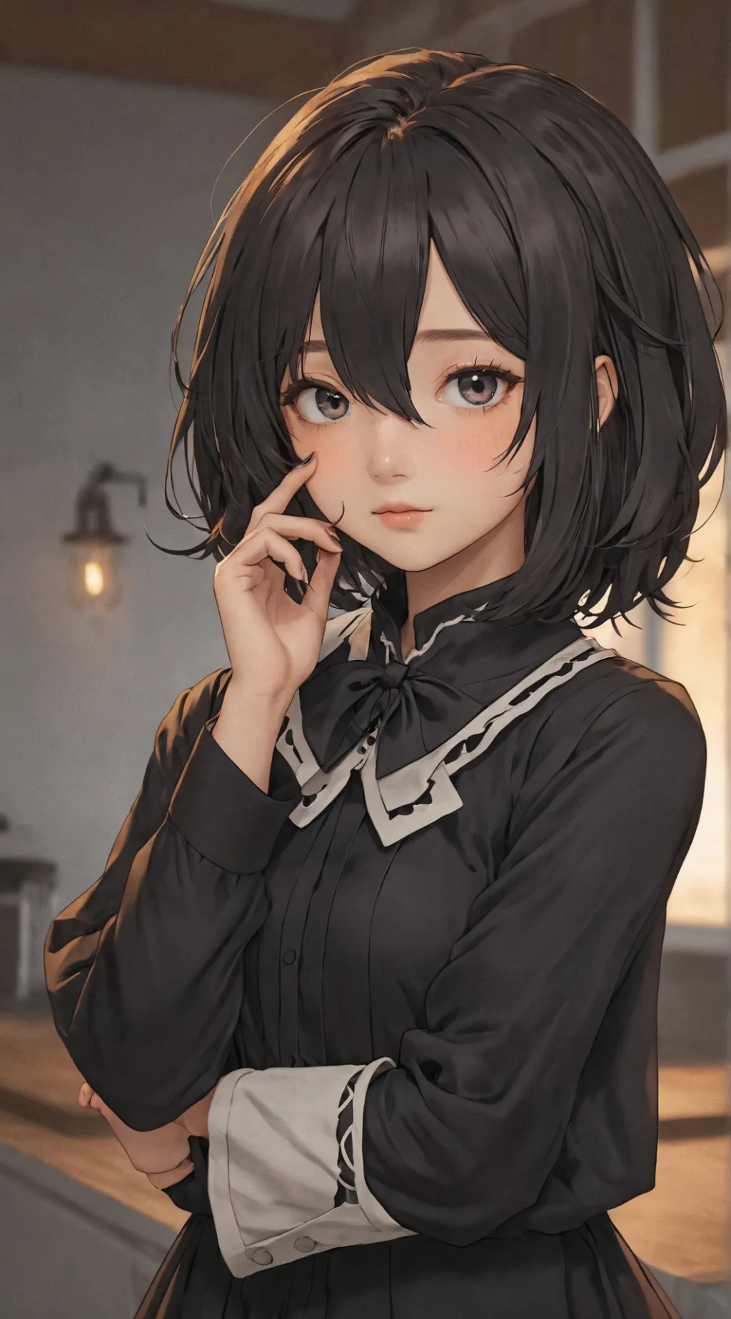 ai character: MD meetsdandyworld background