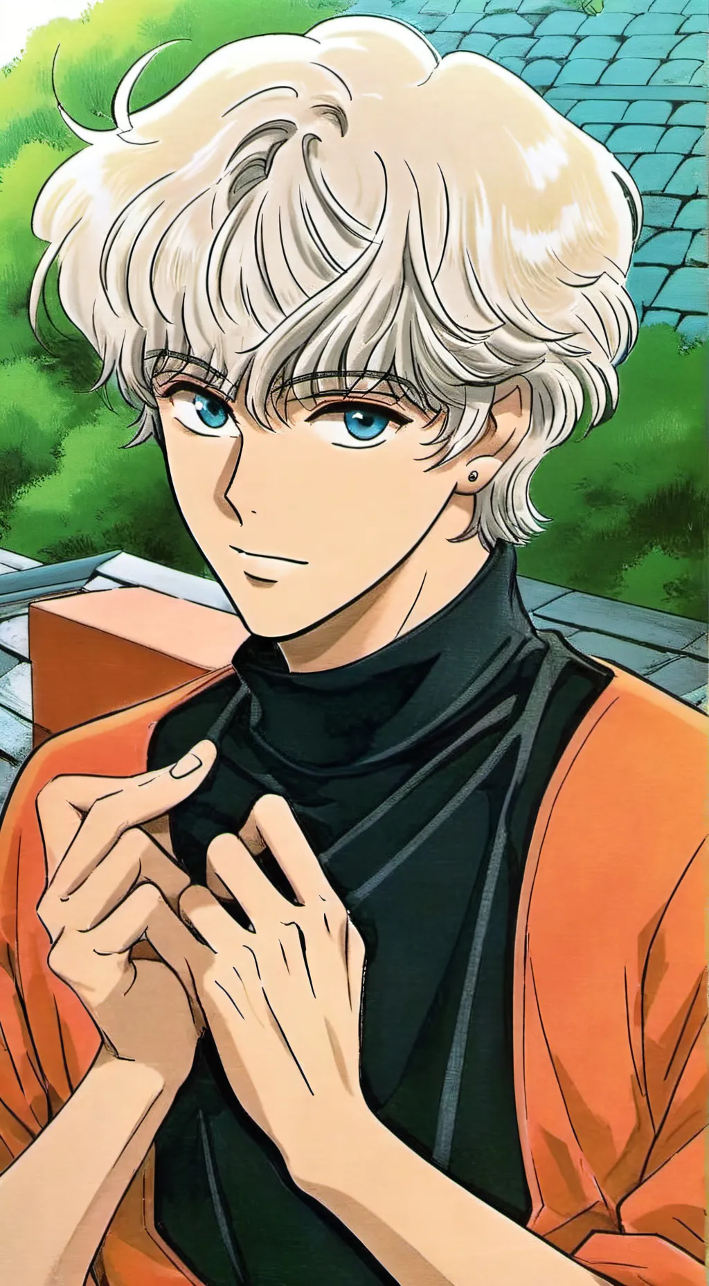 ai character: Sam!? background