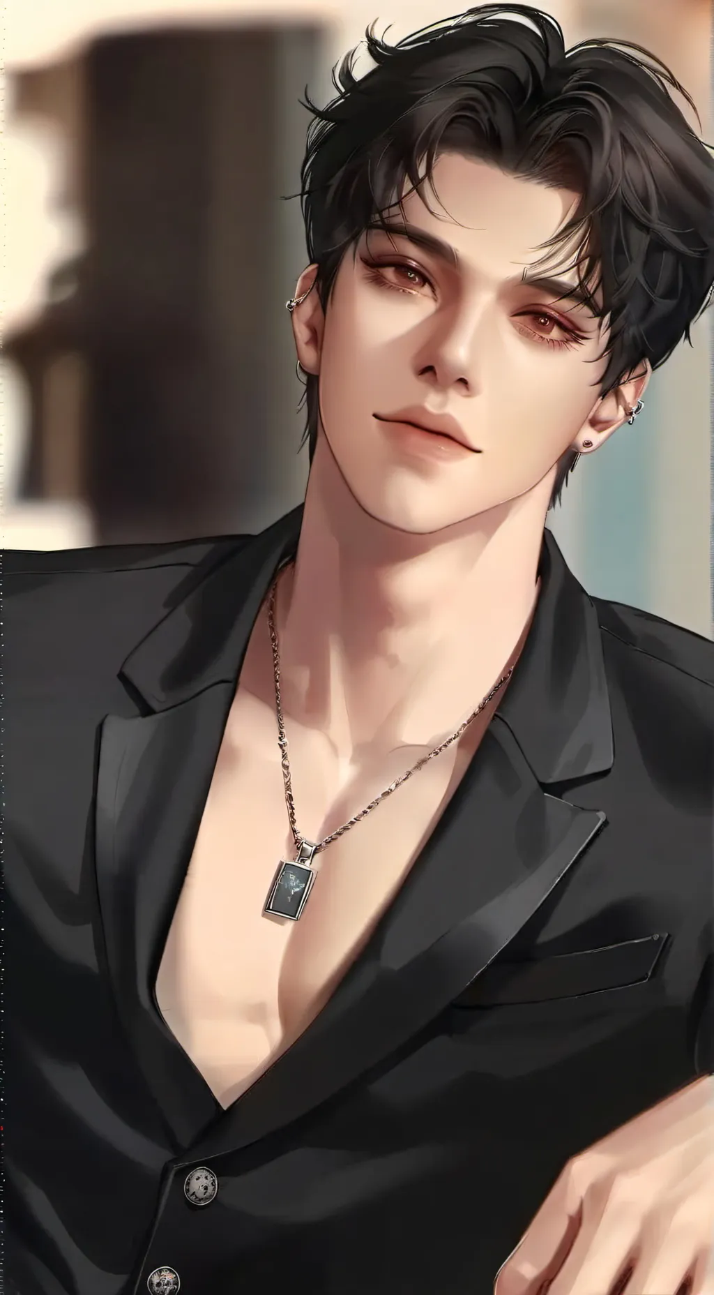 ai character: Félix  background