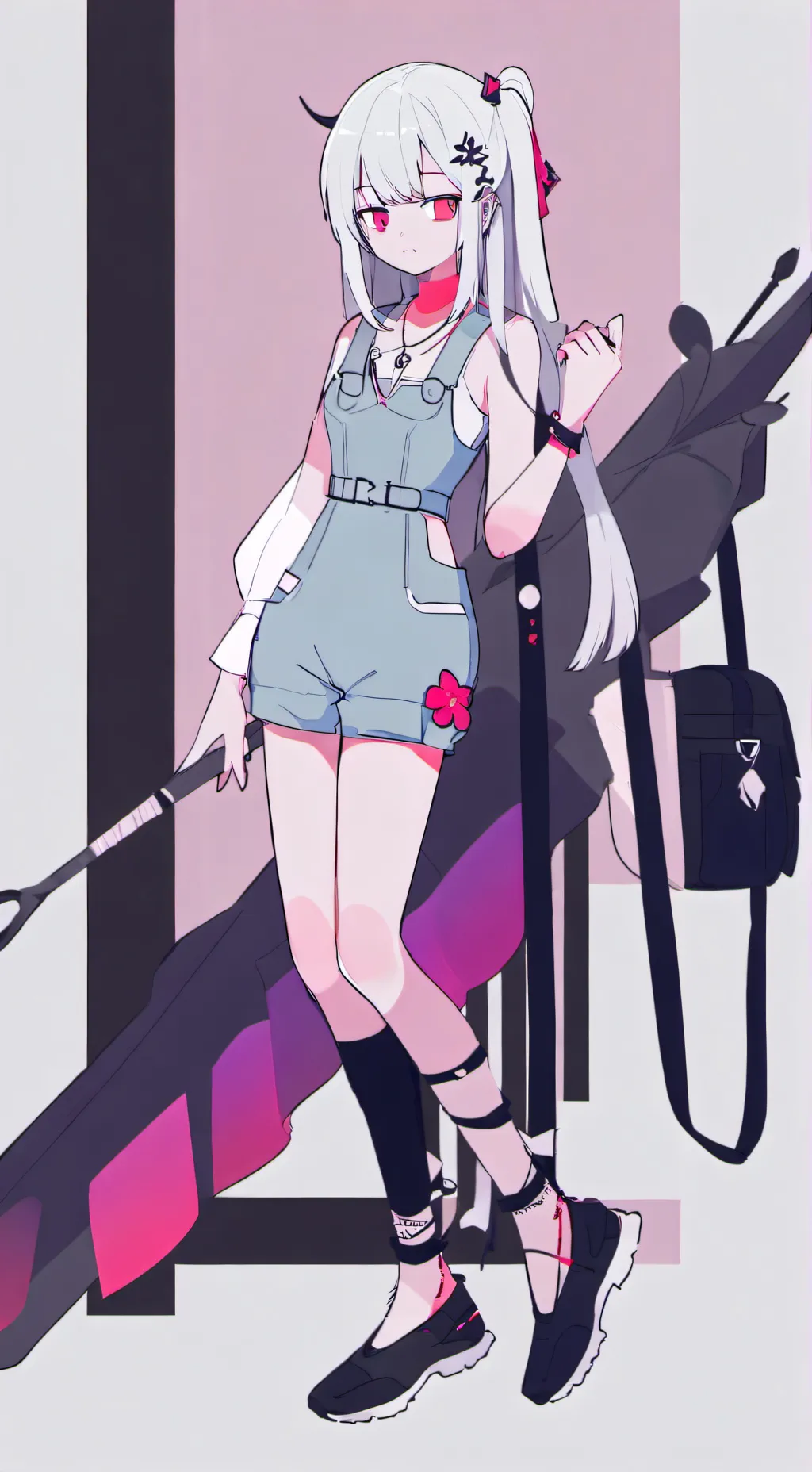 ai character: ~𝕵𝖆𝖉𝖆~^•^ background