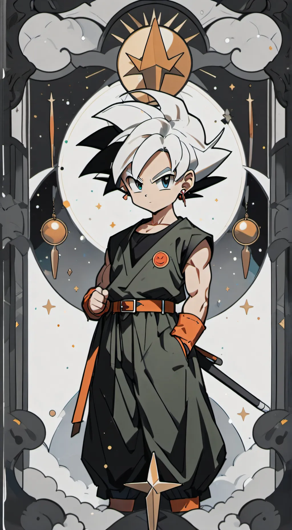 ai character: goku background