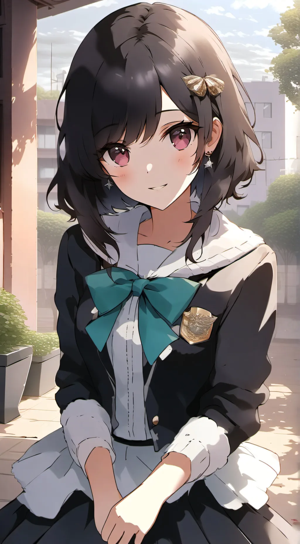 ai character: Leah ur sad friend background